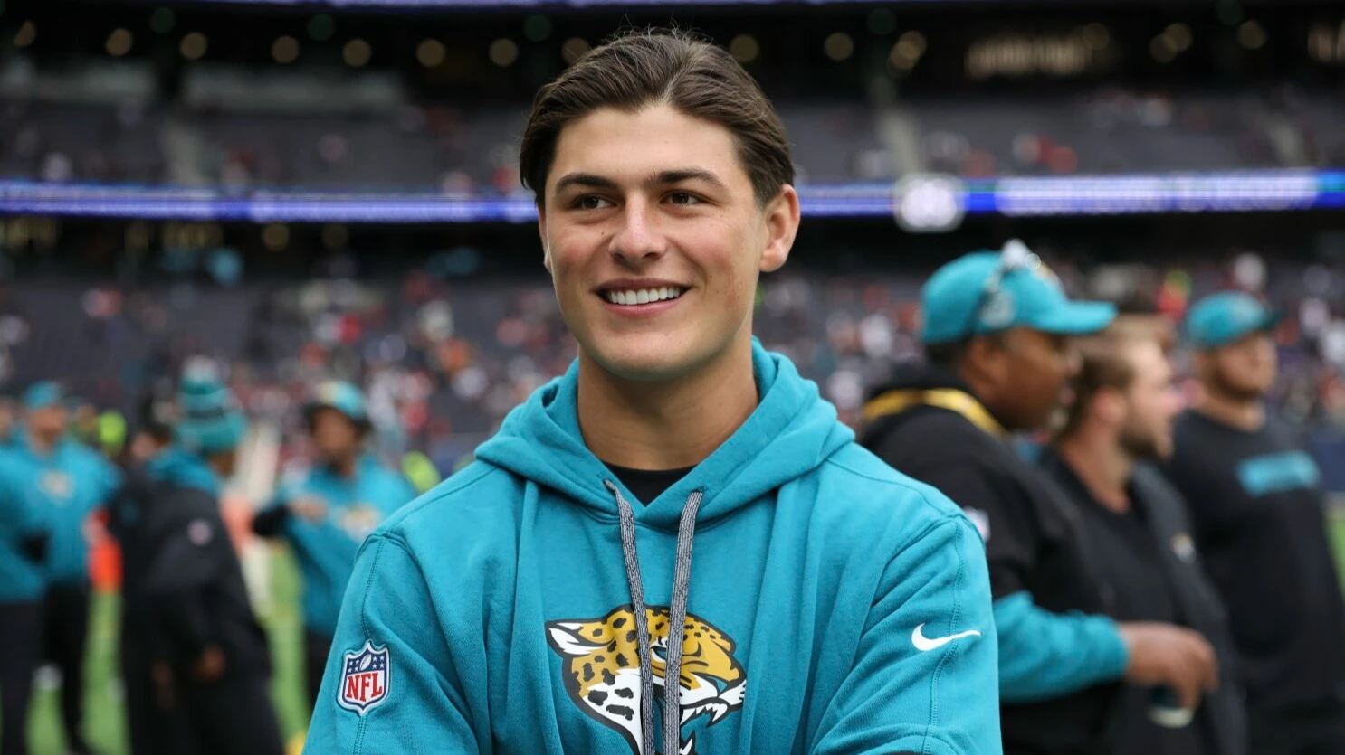 Louis Rees-Zammit with the Jacksonville Jaguars in 2025.