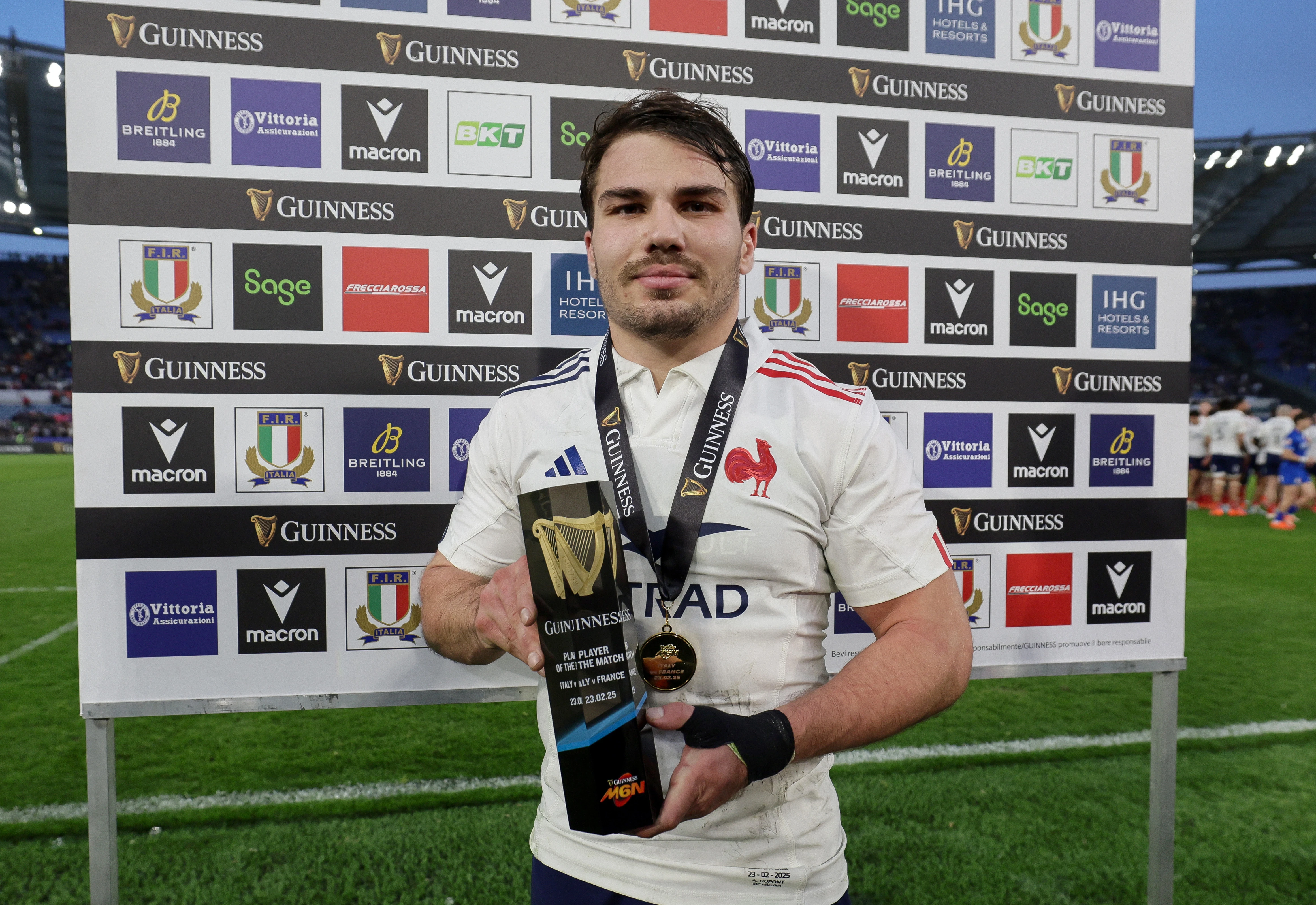 Antoine Dupont - Player of the Match - ITA v FRA 2025