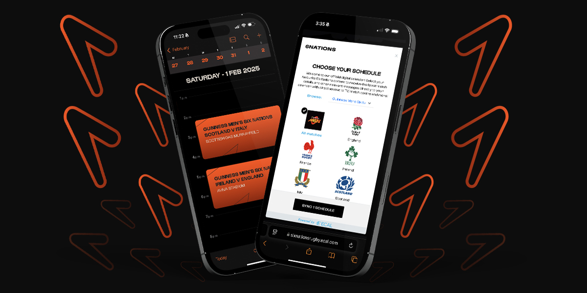 Sync your calendar with the 2025 Six Nations Rugby fixtures Guinness