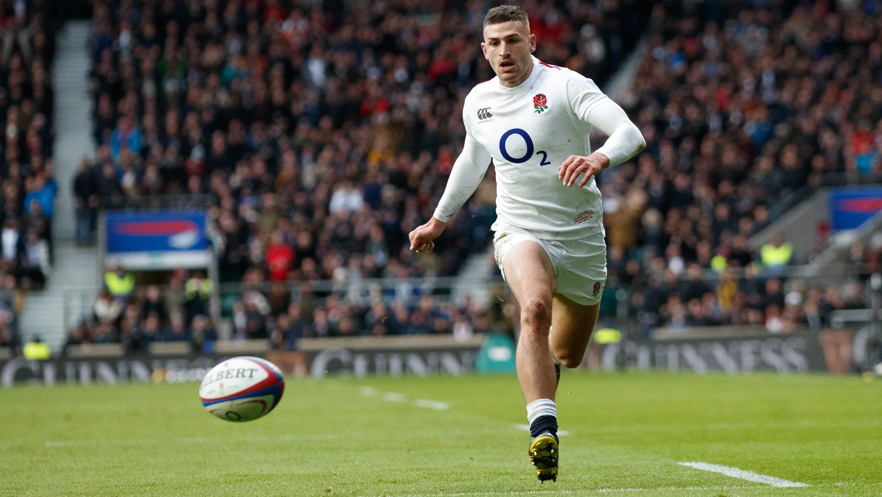 Jonny May on his way to scoring his sides third try 10/2/2019