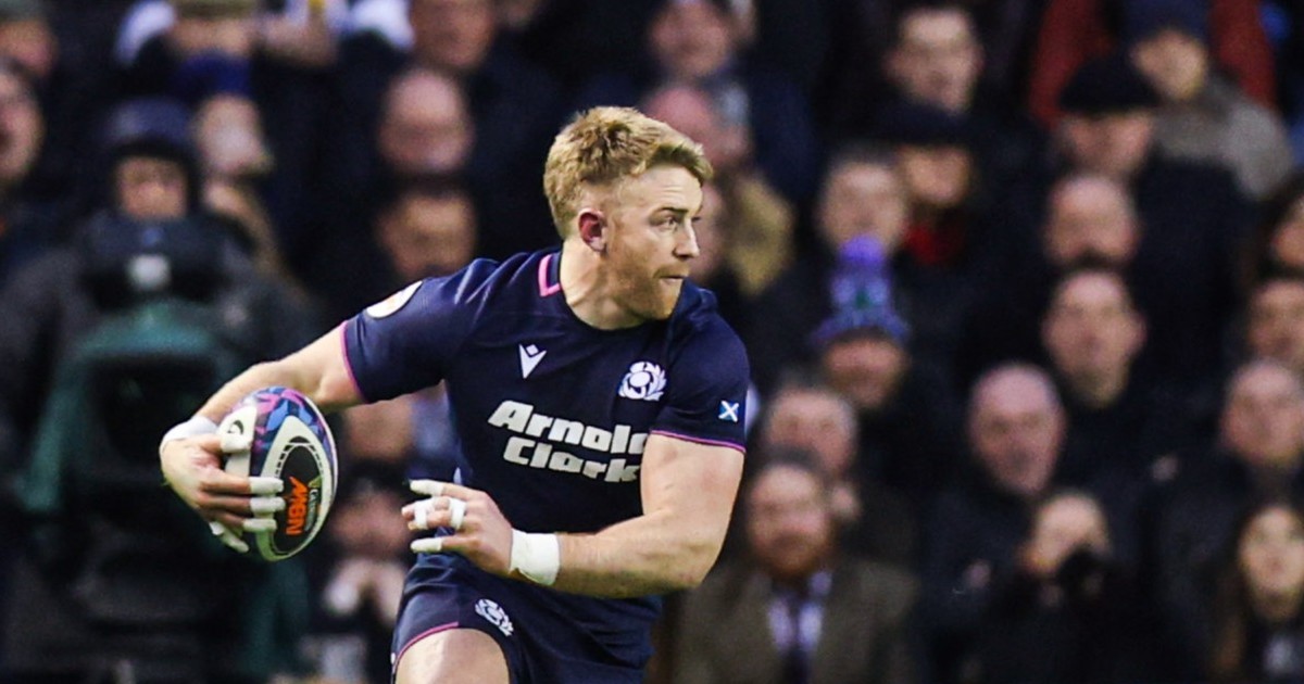 Carl Steyn Rugby Kyle Steyn praises Scottish fans after Calcutta Cup win | Six Nations ...