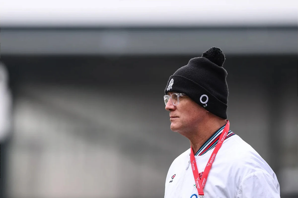 John Mitchell during round one of the 2025 Guinness Women's Six Nations