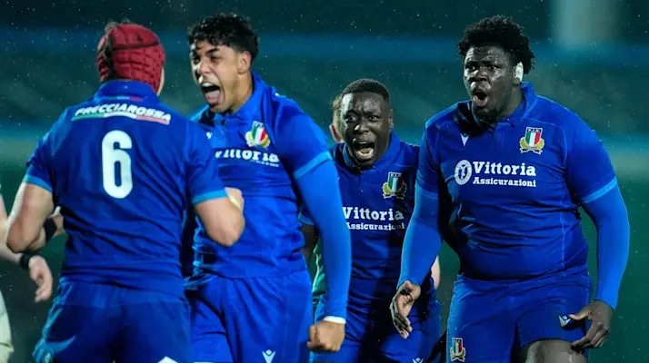 Italy U20 victory v Ireland U20 2025