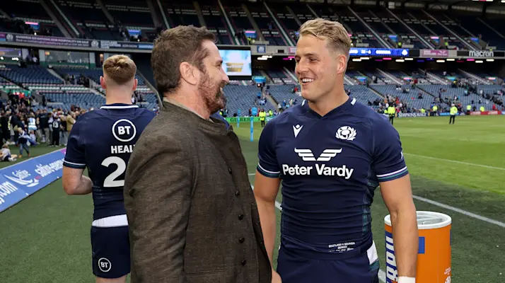 Duhan and Gerard Butler