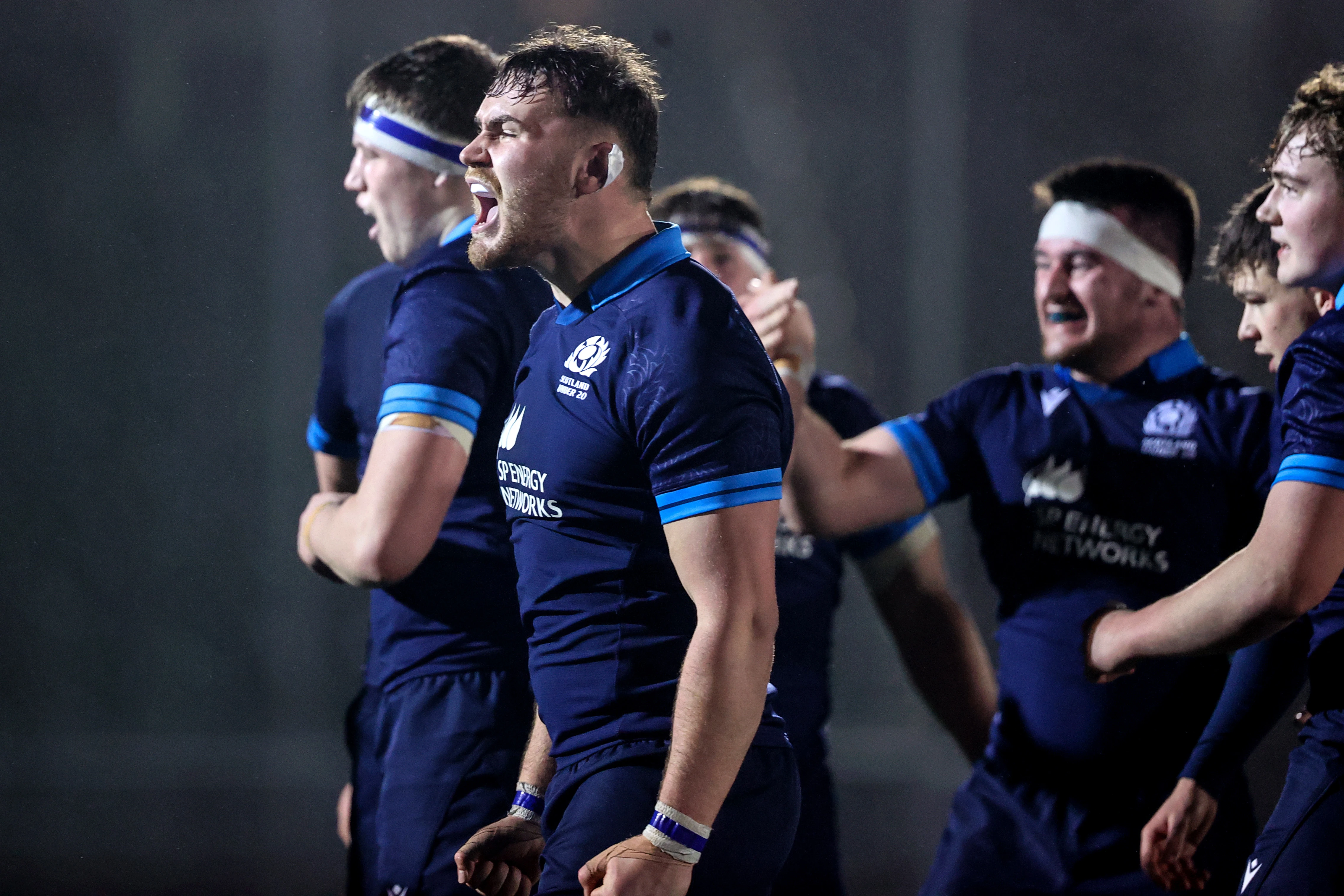 Scotland U20s celebration