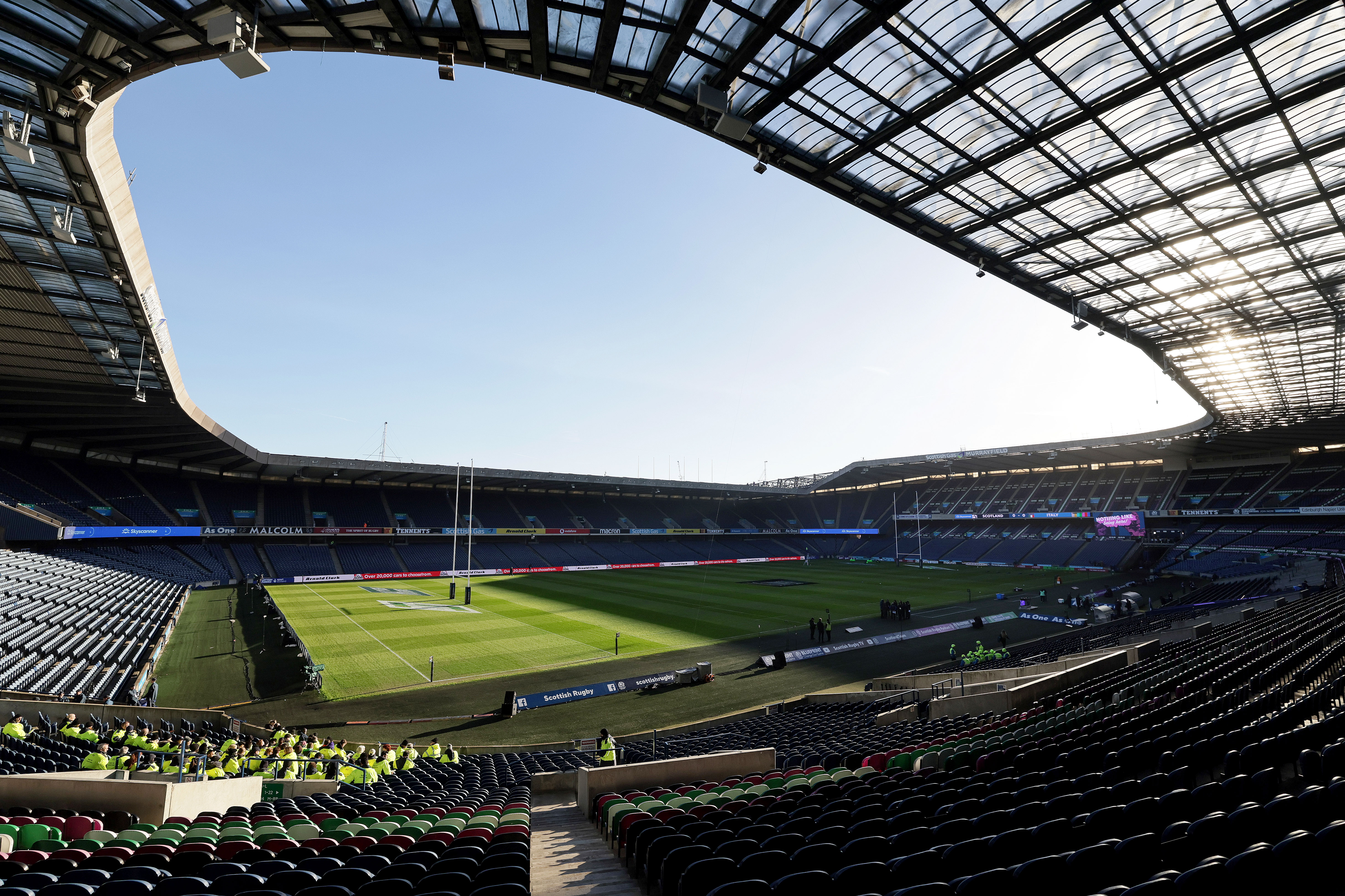 Murrayfield Stadium interior view