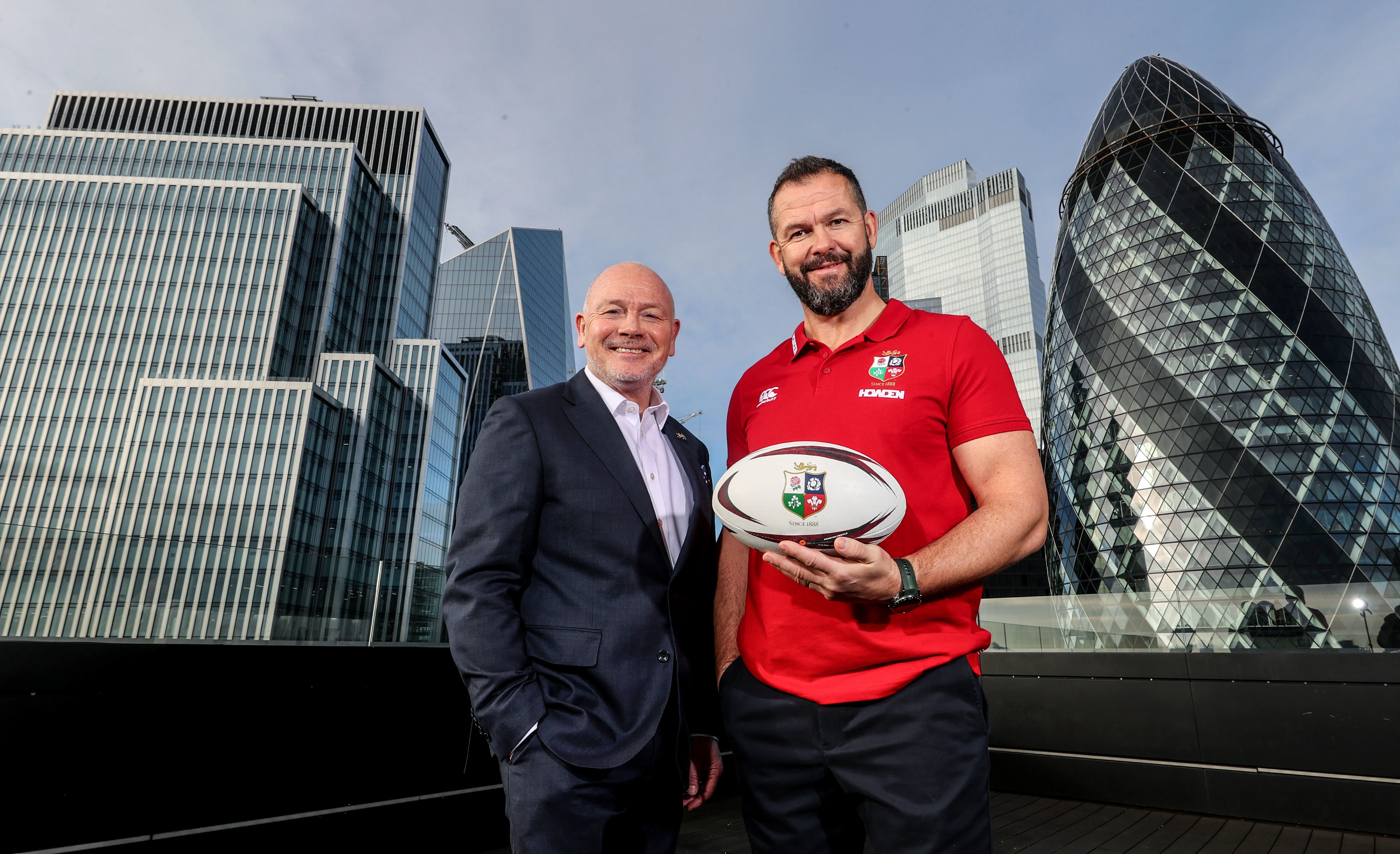 Ieuan Evans and Andy Farrell - Lions