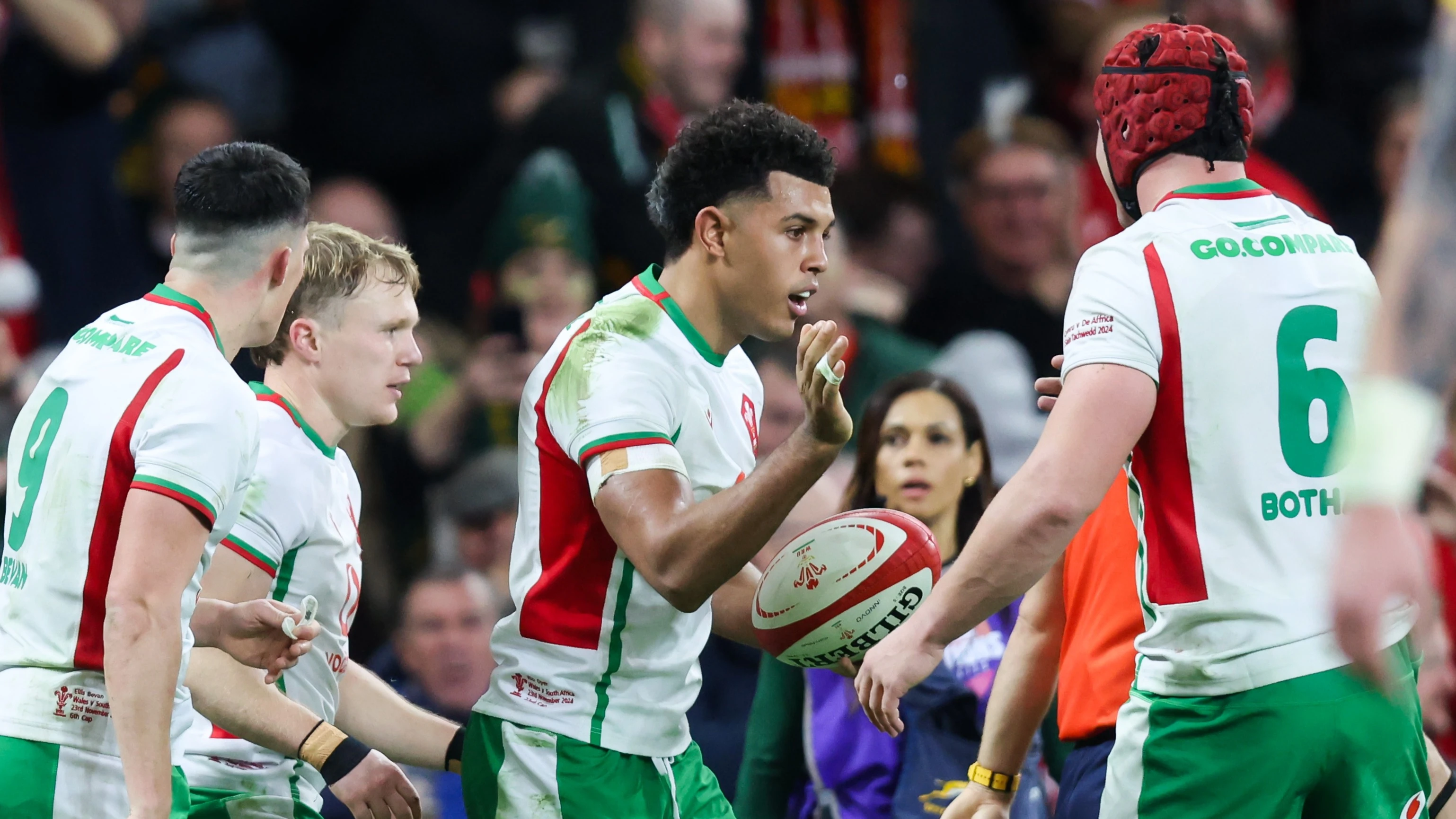 Rio Dyer arrives at the Principality Stadium for an Autumn Nations Series match in 2024.