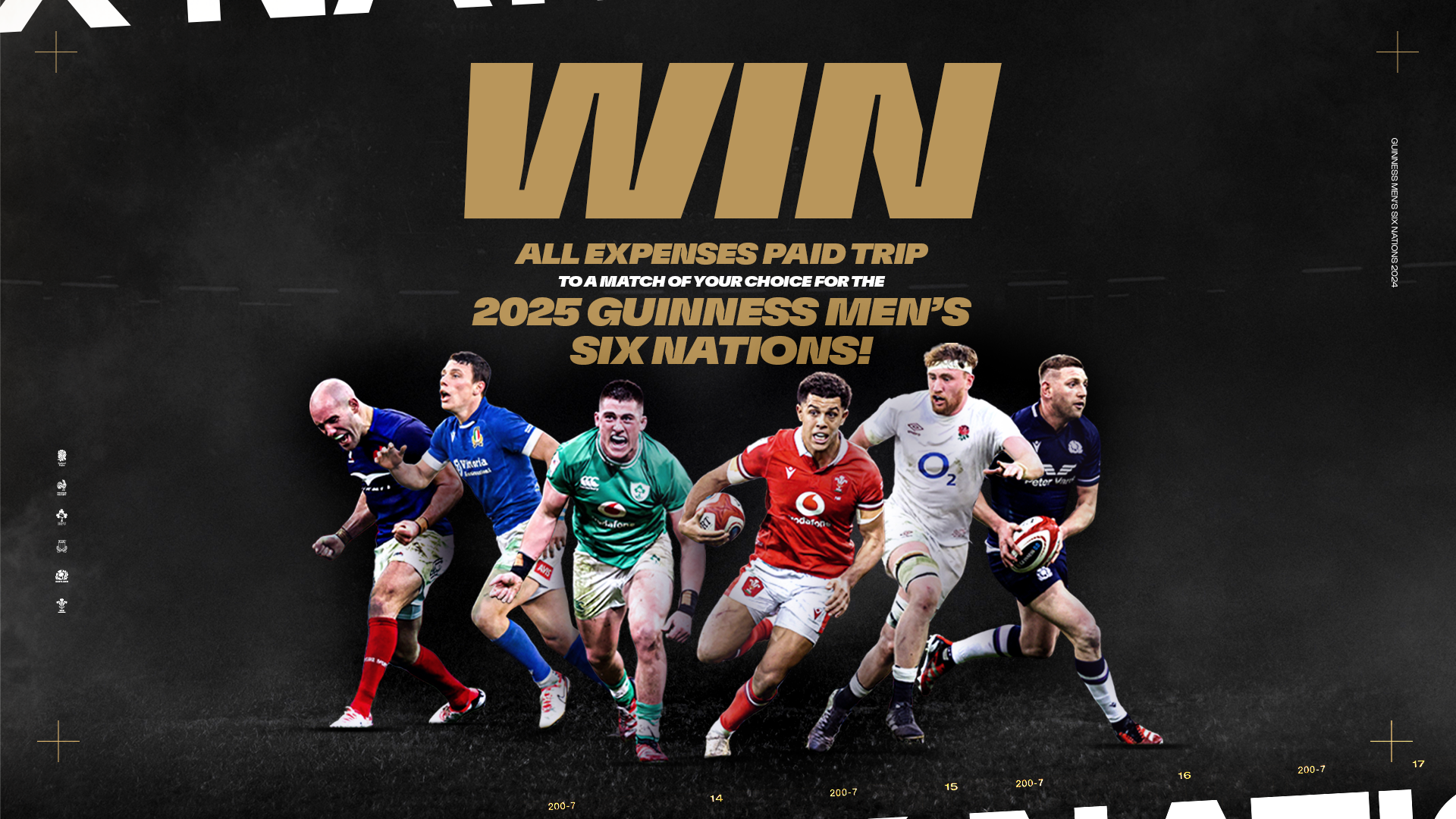 Win Tickets to M6N 2025 Guinness Men's Six Nations Guinness Men's