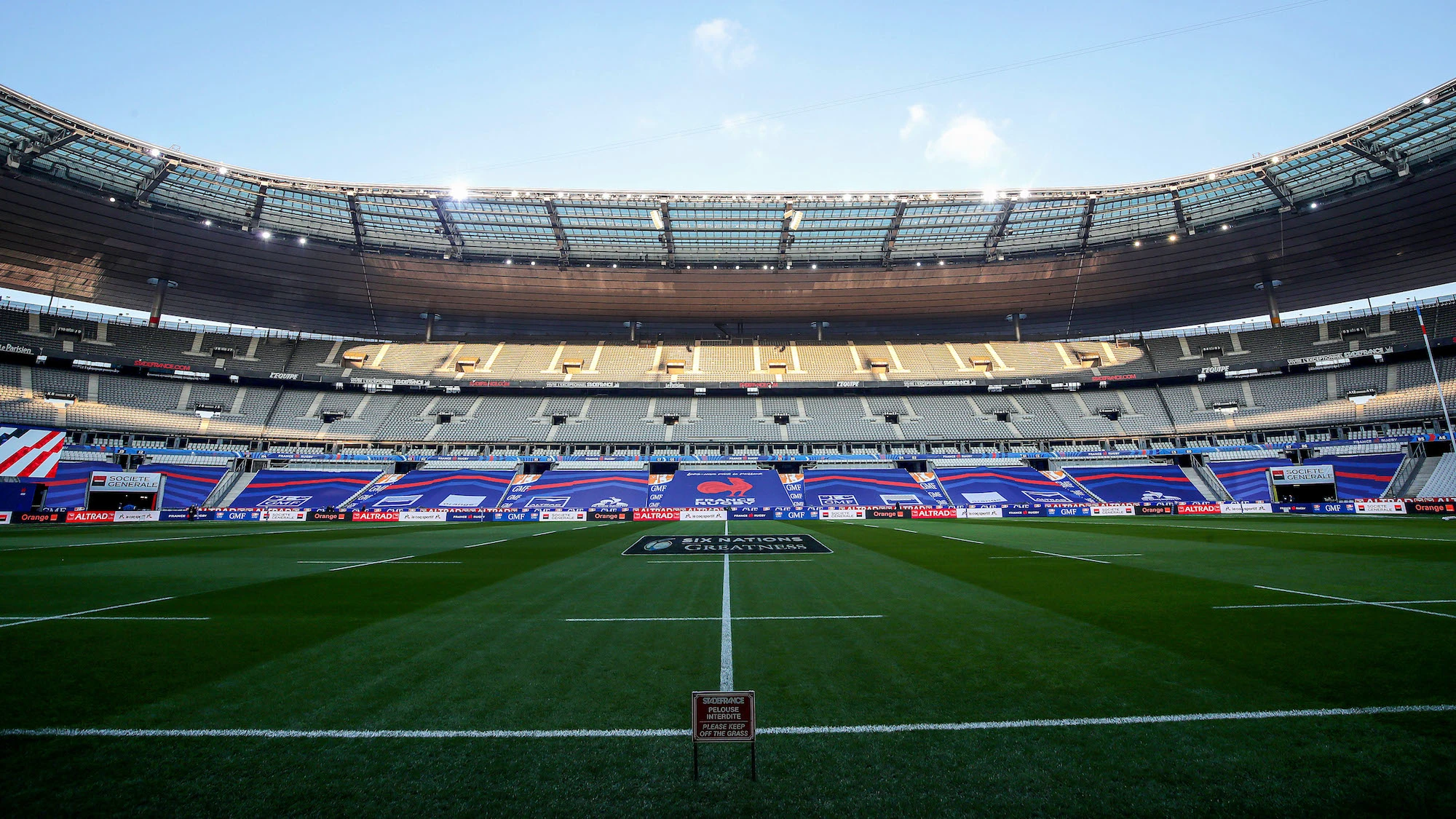 A general view of Stade de France ahead of the game 20/3/2021
