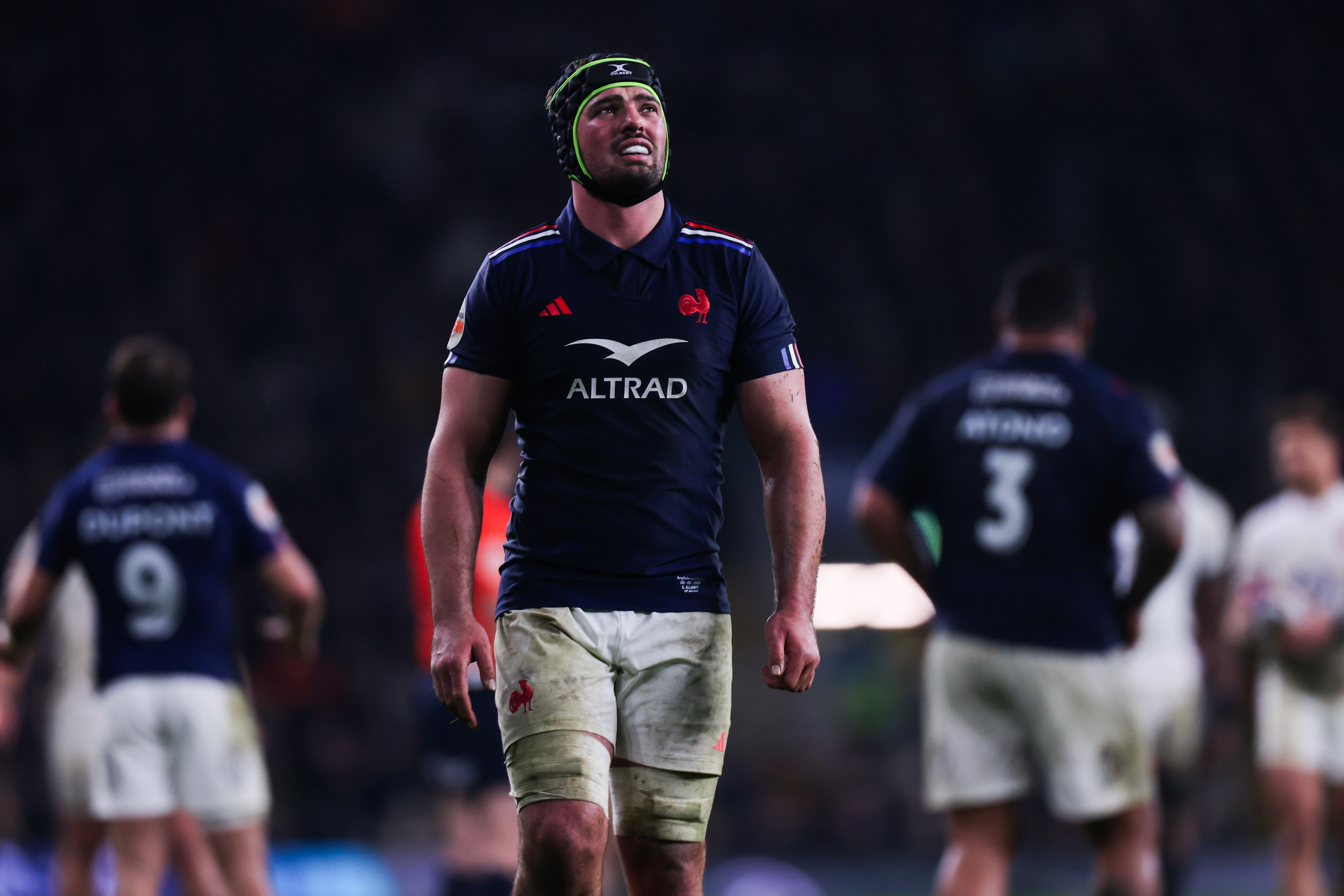 Gregory Aldritt of France during the 2025 Guinness Six Nations Championship Round 2 between England and France in Twickenham Stadium, London, England, Saturday, February 8, 2025 (Photo by Tom Maher / Inpho)