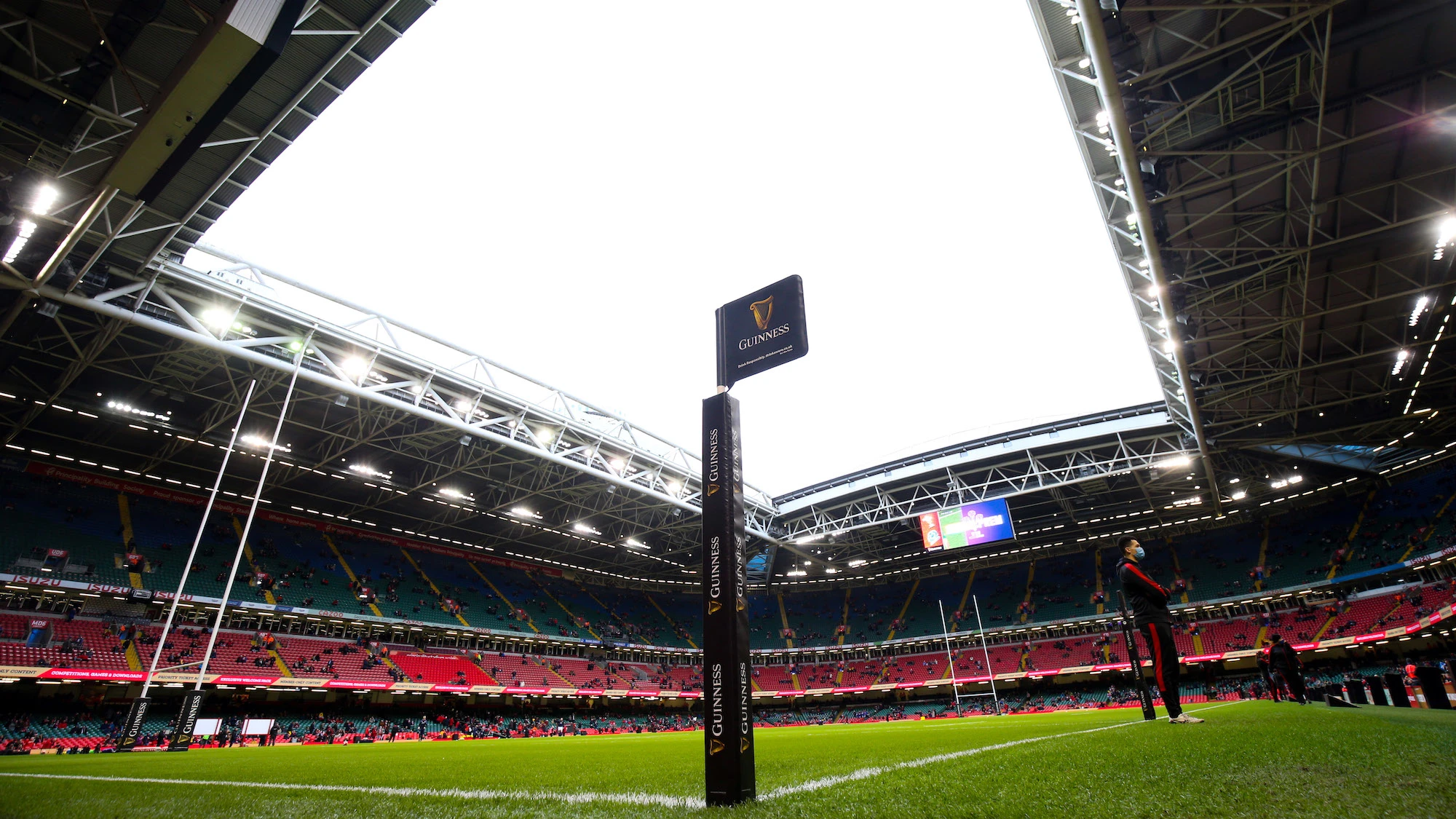 A general view of the Principality Stadium ahead of the game 12/2/2022