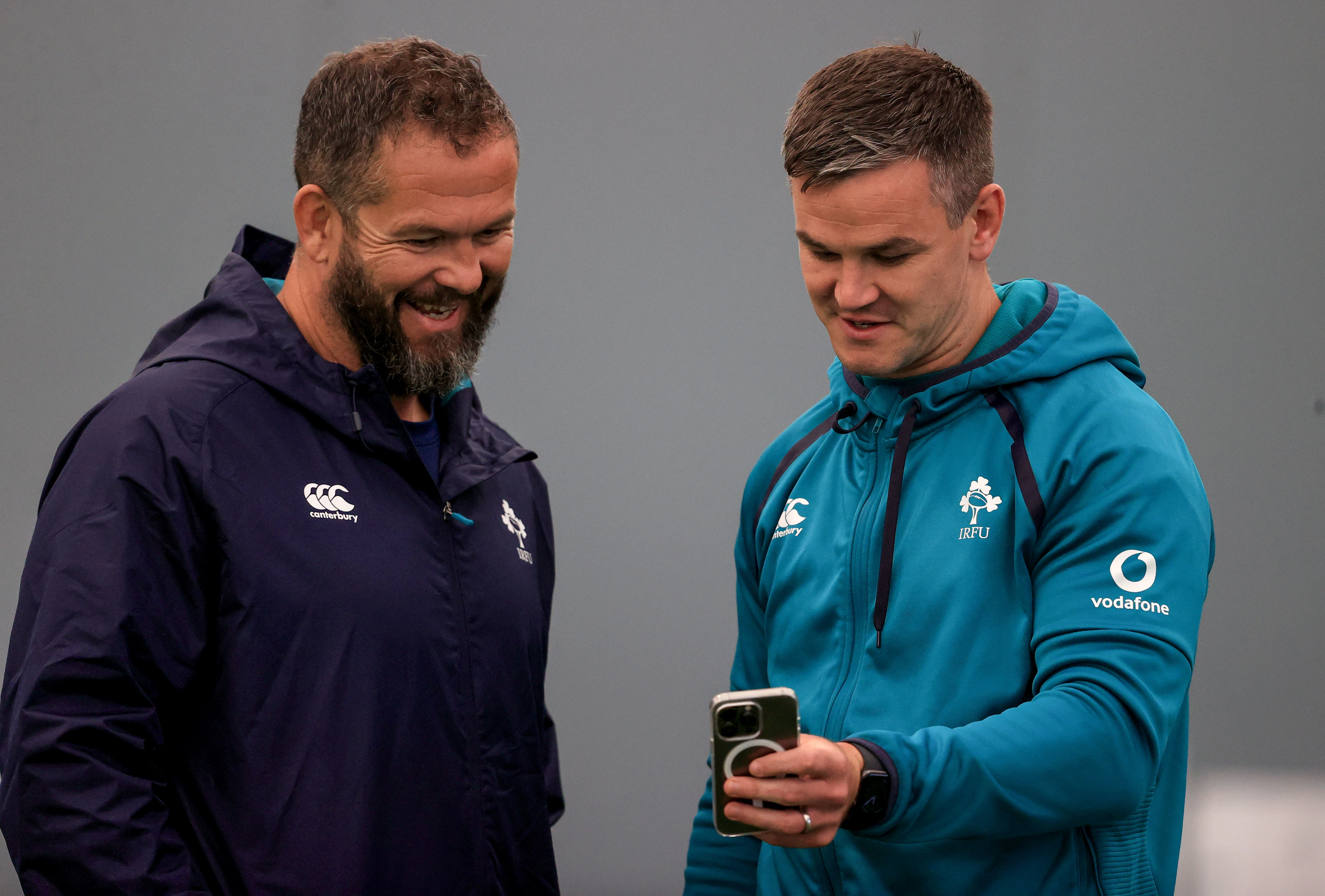 Andy Farrell and Jonathan Sexton