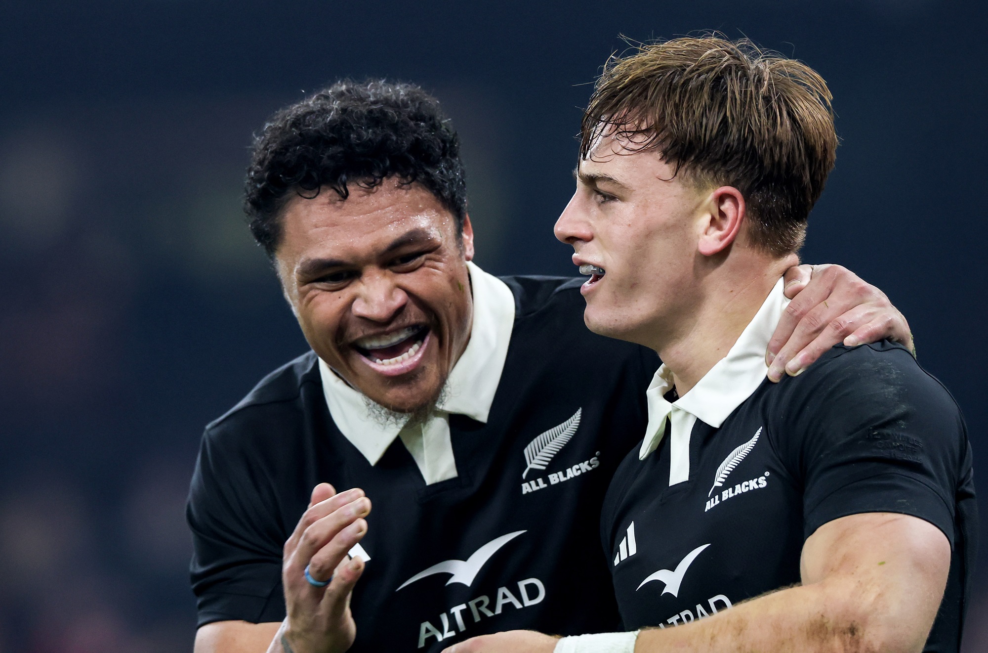 Caleb Clarke and Ruben Love try v Wales