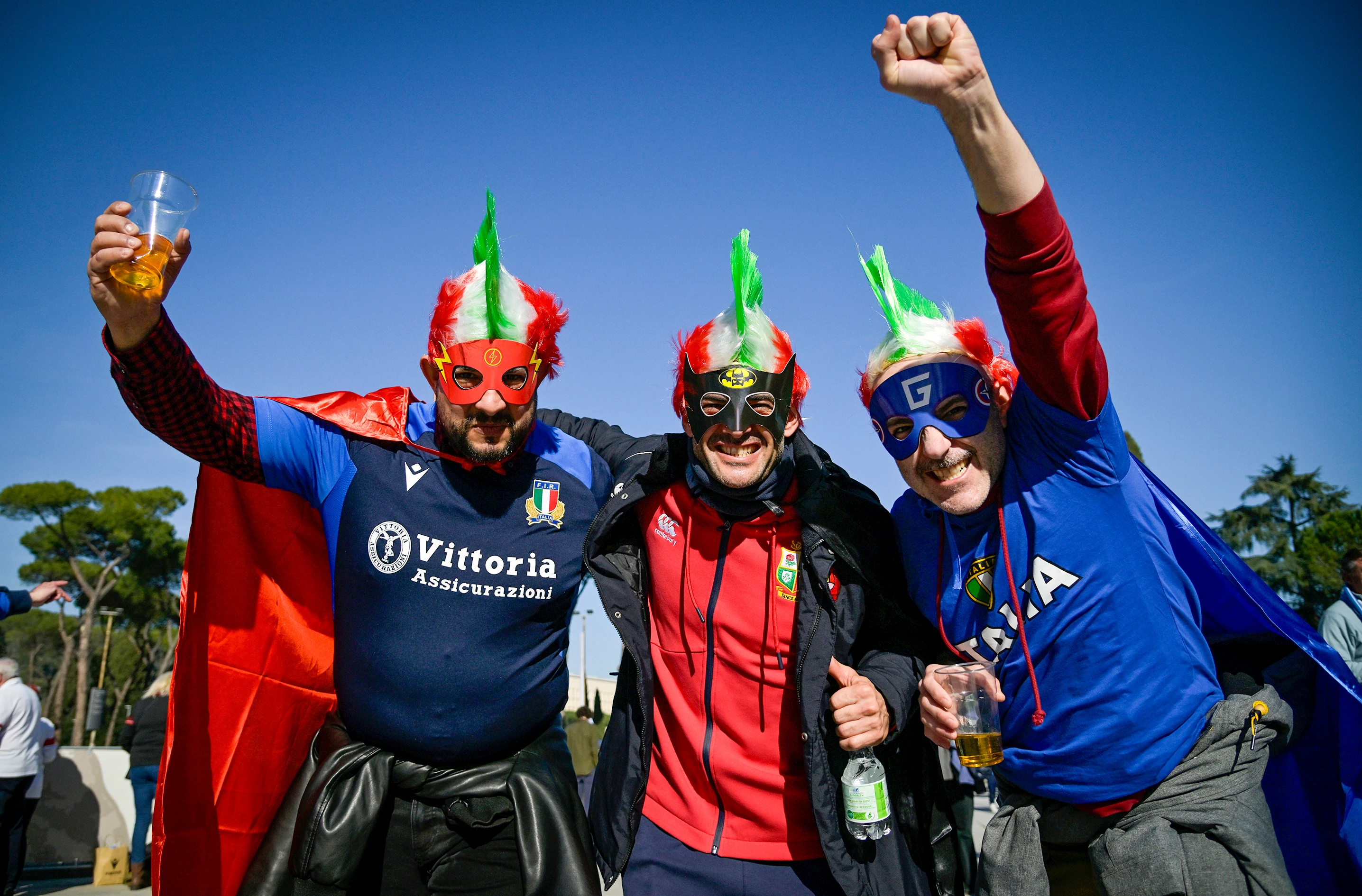 Italy rugby fans