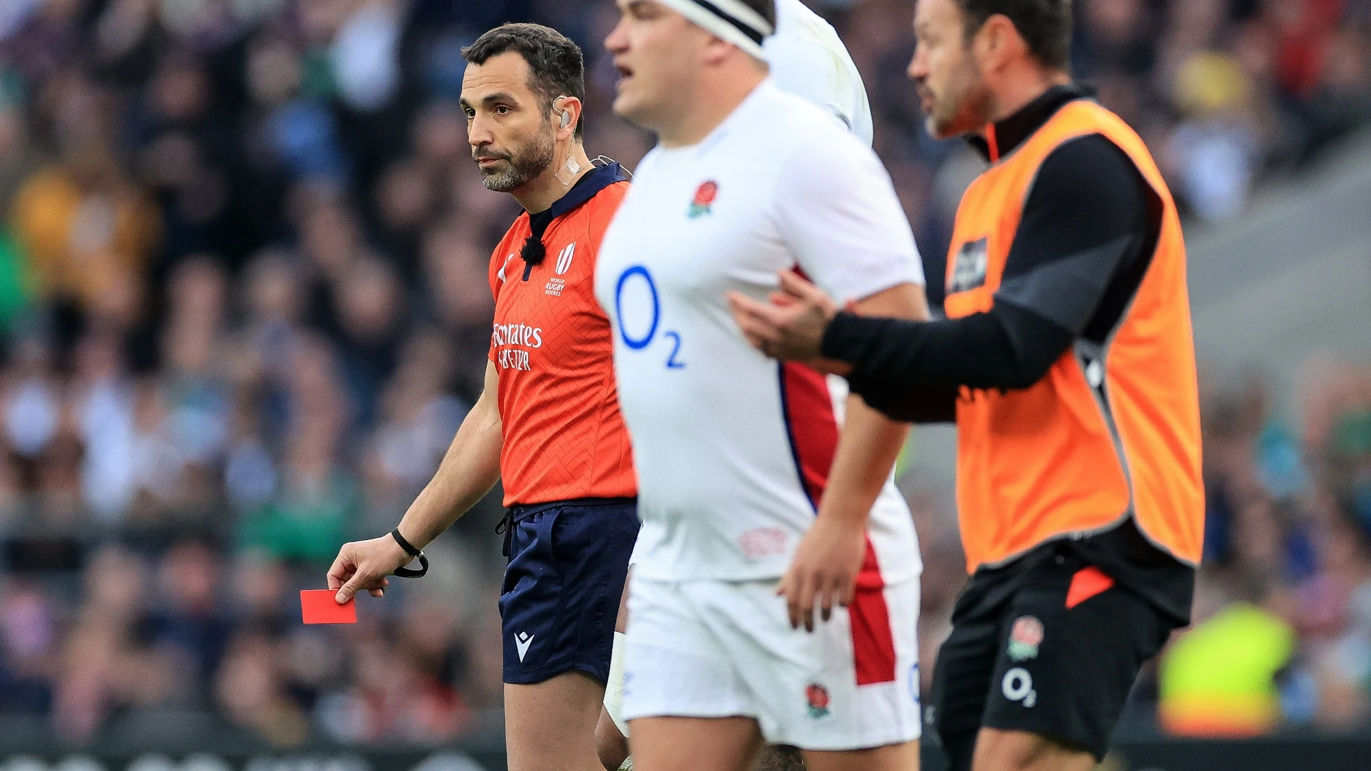 Six Nations red card photo for quiz
