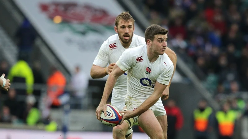 Chris Robshaw and George Ford 14/2/2015