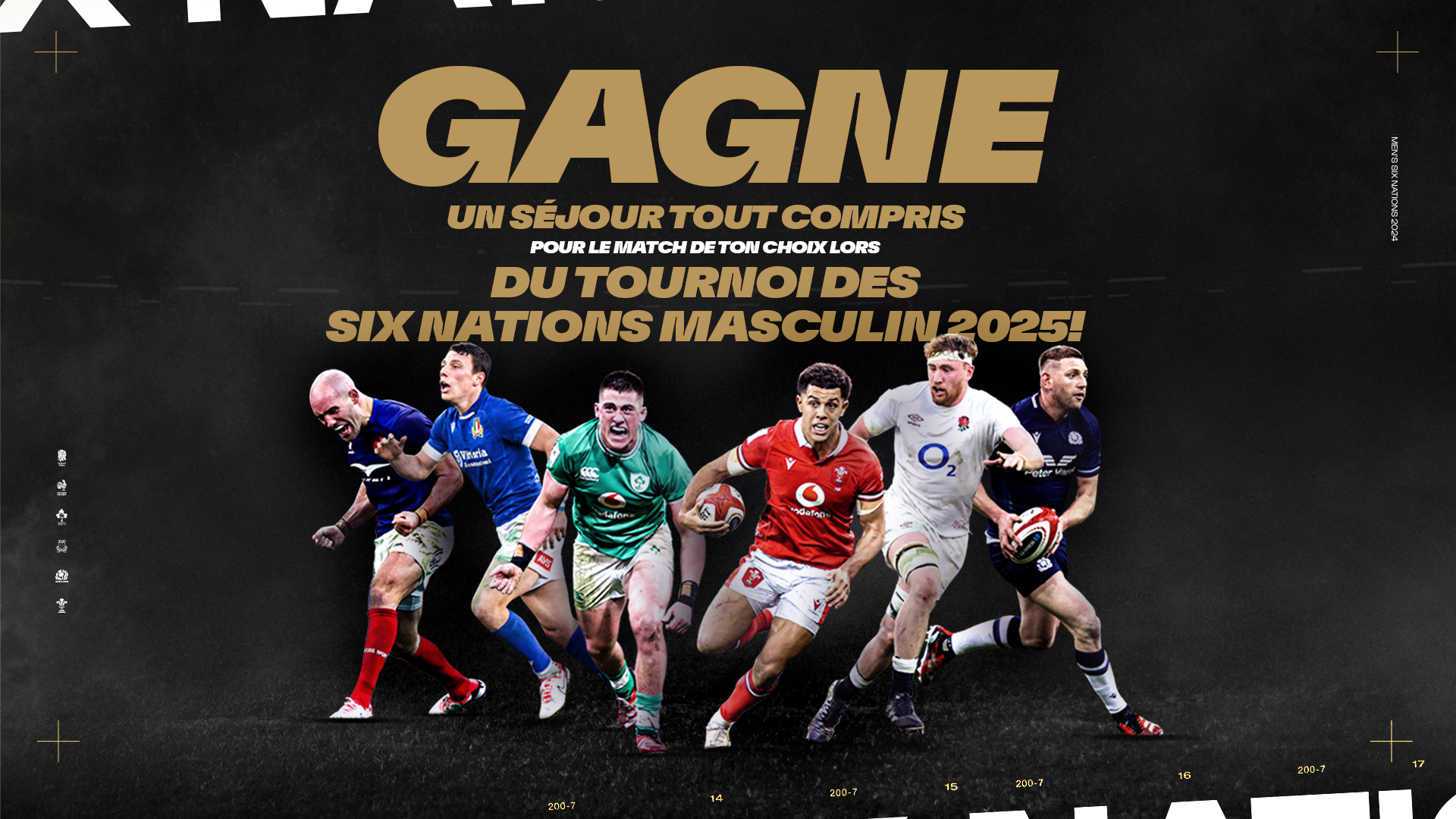 Gagnez Des Billets Pour Le 2025 M6N Tournoi des 6 Nations Six