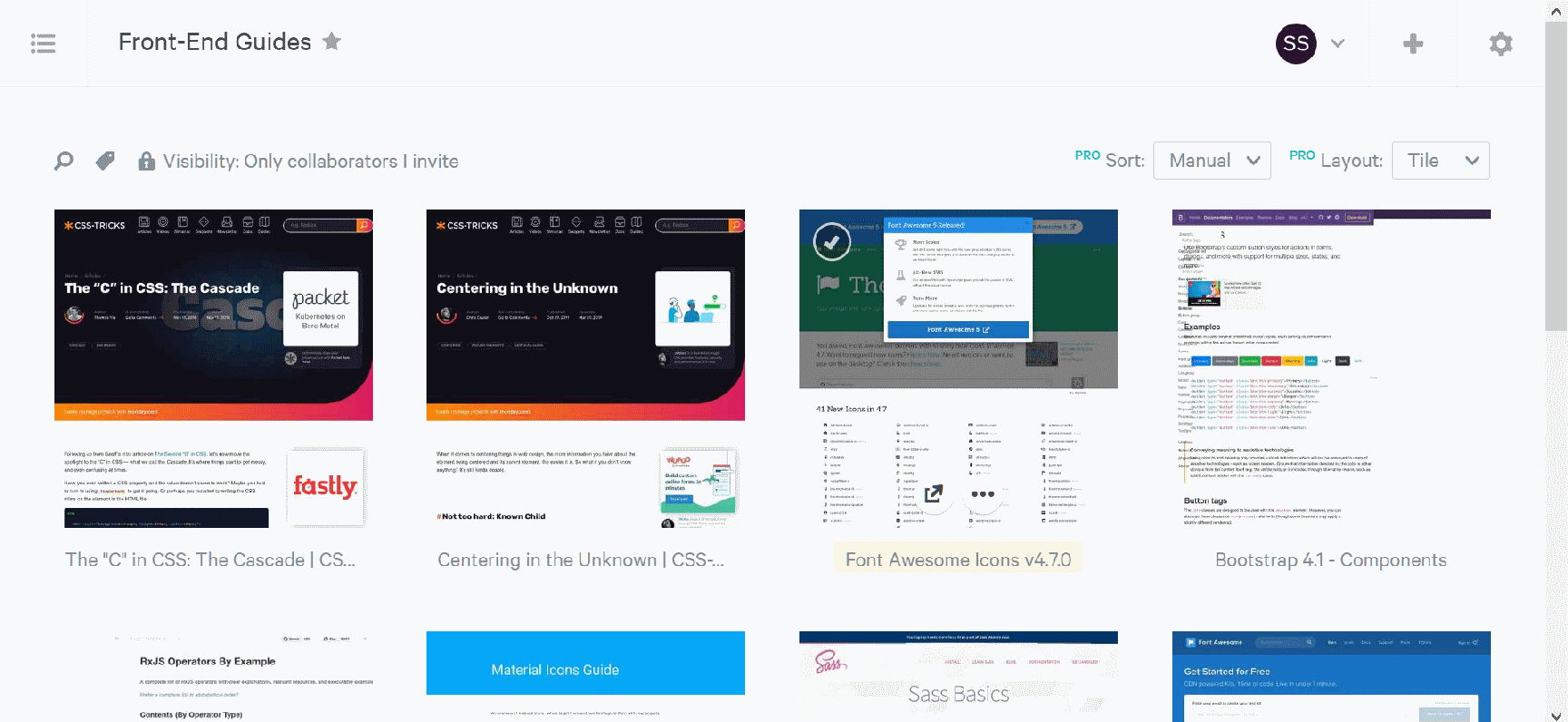 Dropmark - Collection example