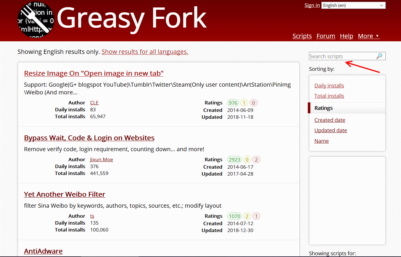 Greasyfork Chrome