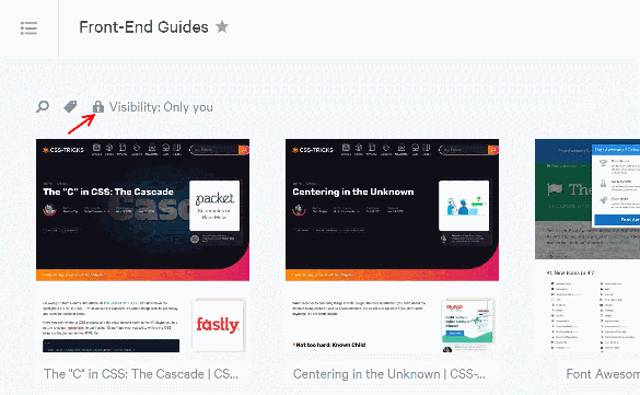 Dropmark - Access visibility settings