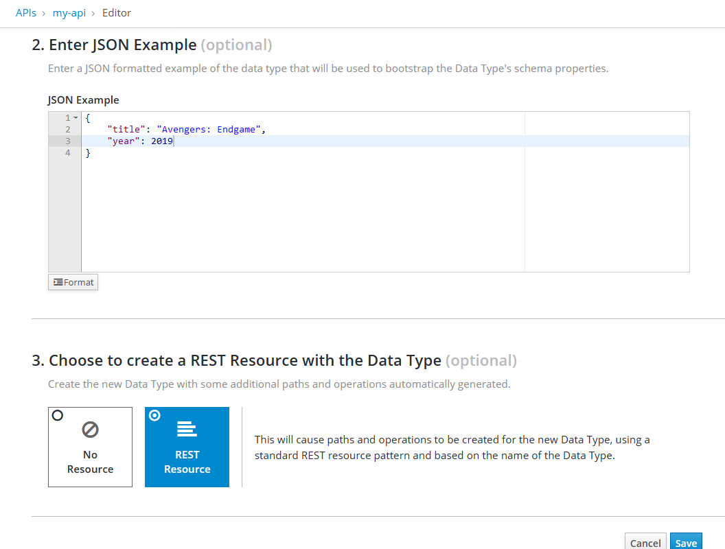 Apicurio - 3. Define a New Data Type
