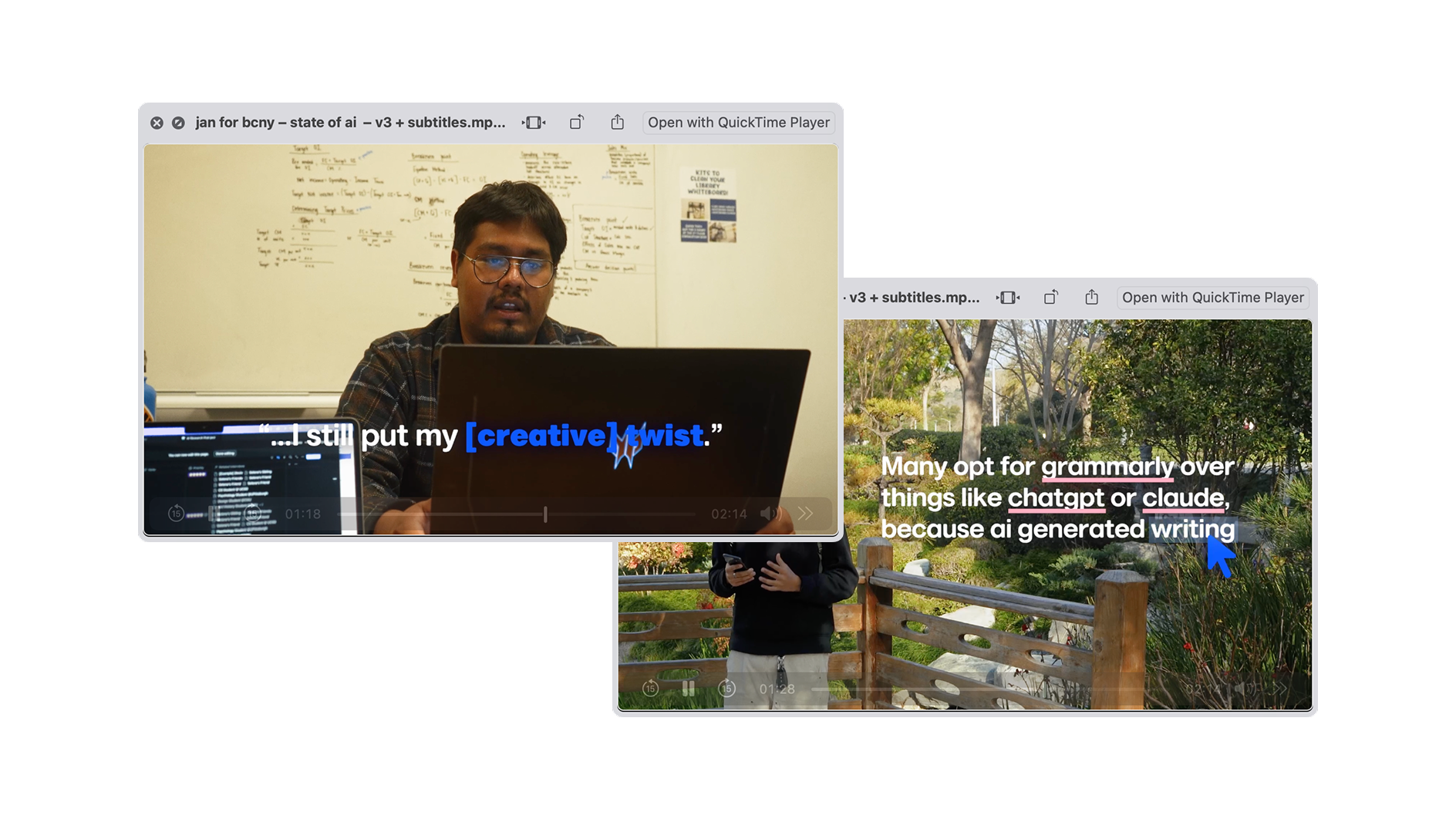 State of Ai: On Campus Video Screenshots