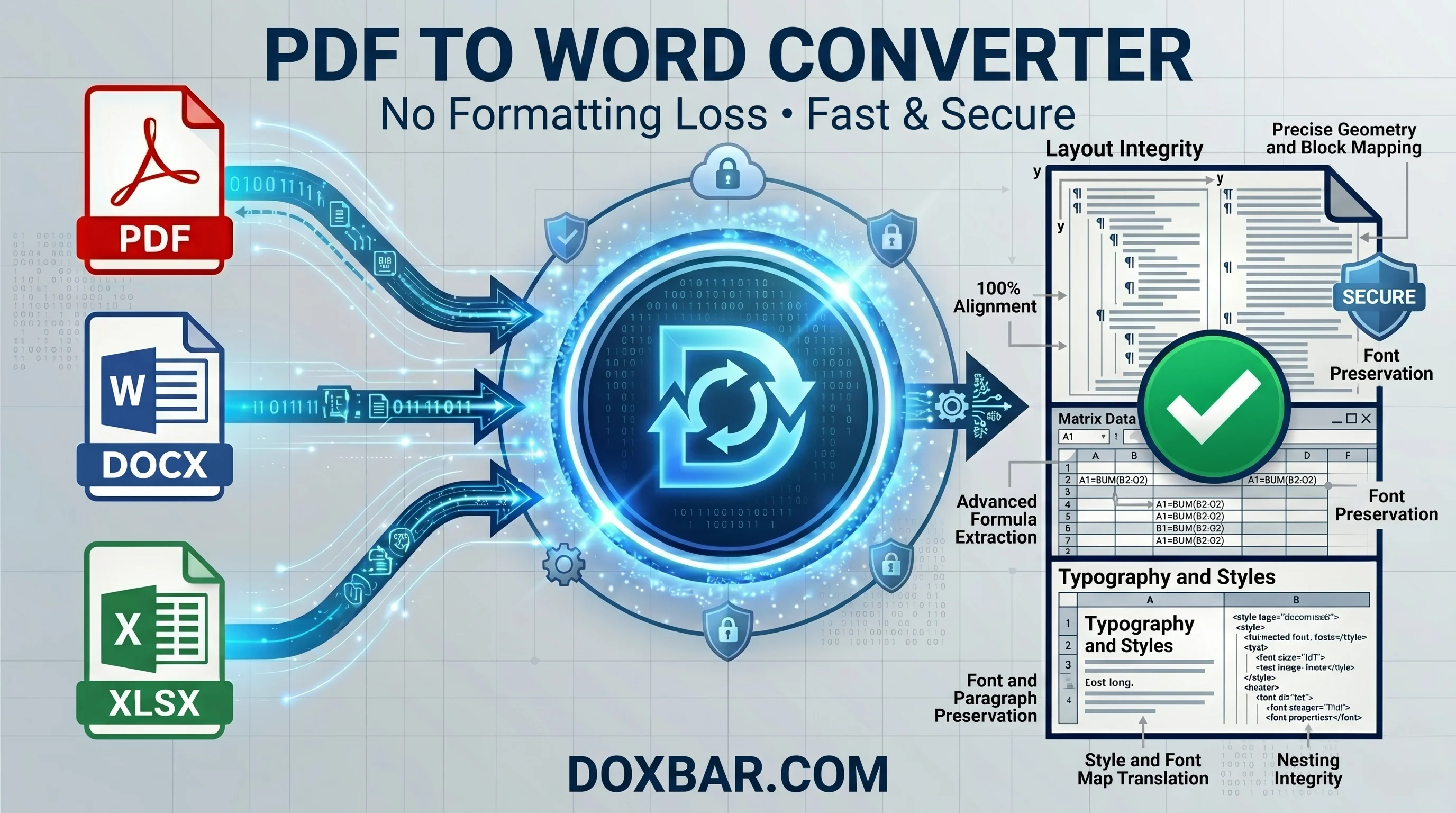 Best Free PDF to Word Converter Online Without Formatting Loss (2026) - DoxBar