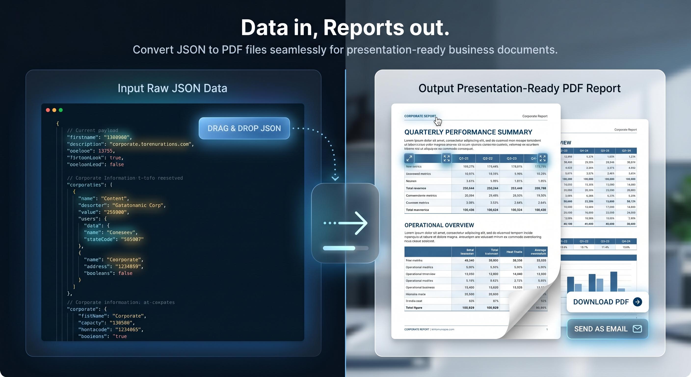 How to Convert JSON to PDF and Generate Clean Business Reports