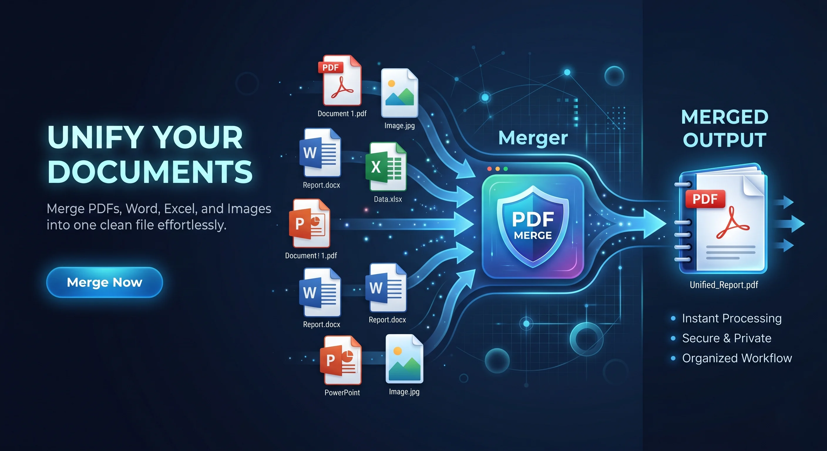 Merge PDF Files Online Free Without Signup & Secure PDF Merger – Doxbar