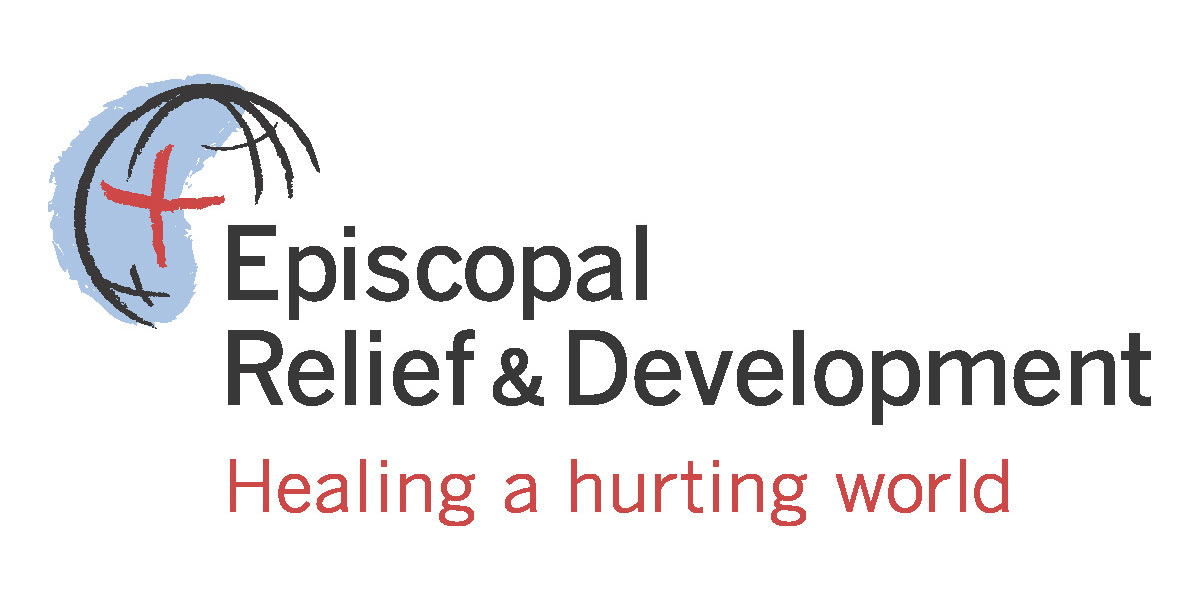 The logo for Episcopal Relief and Development with the tagline "Healing a hurting world"