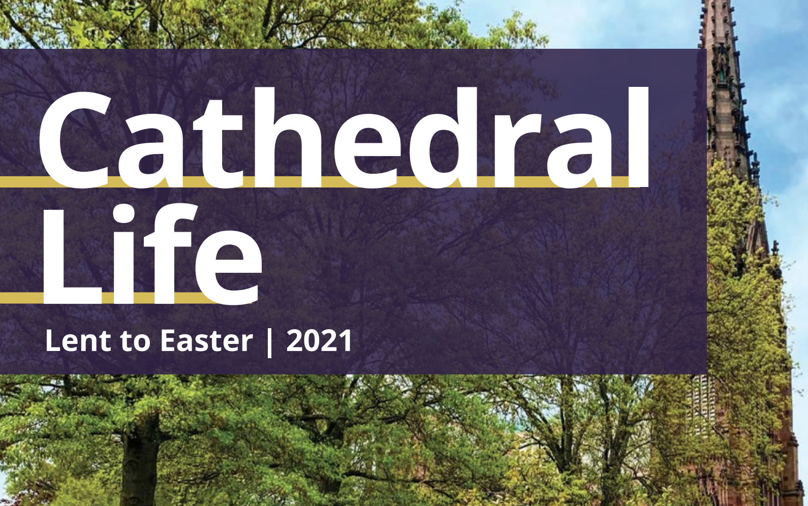 An image of the front cover of our Cathedral Life brochure