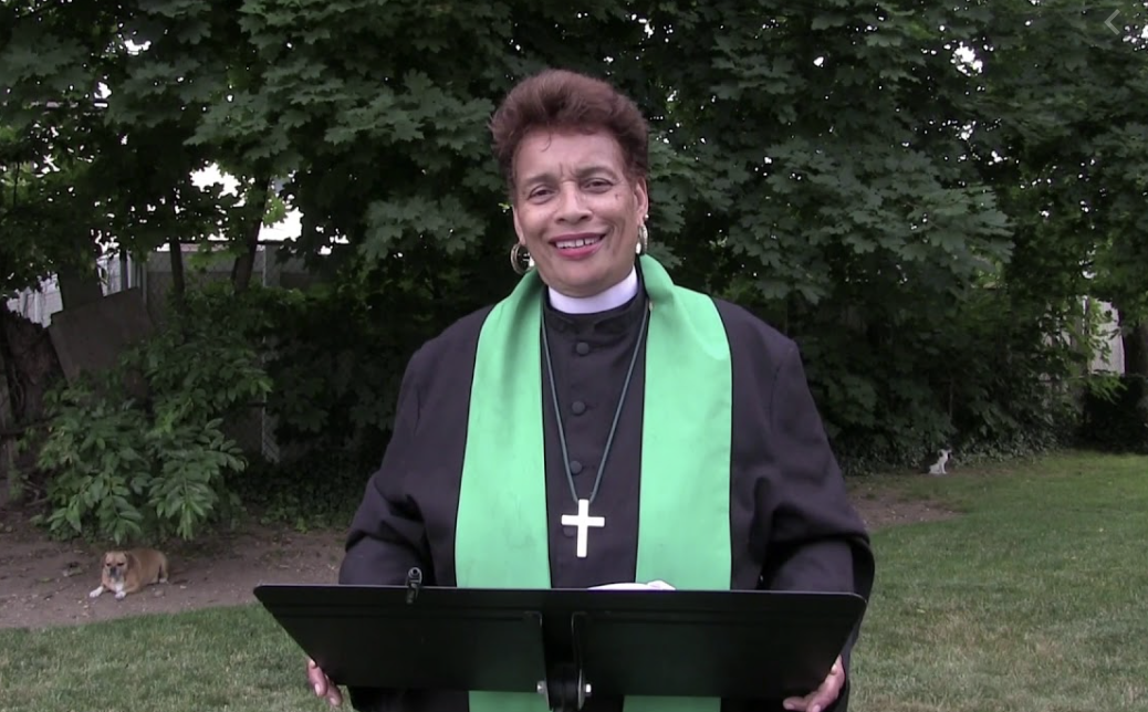 A picture of the Rev. Canon Dr. Lynn A. Collins, Rector of St. John the Evangelist
