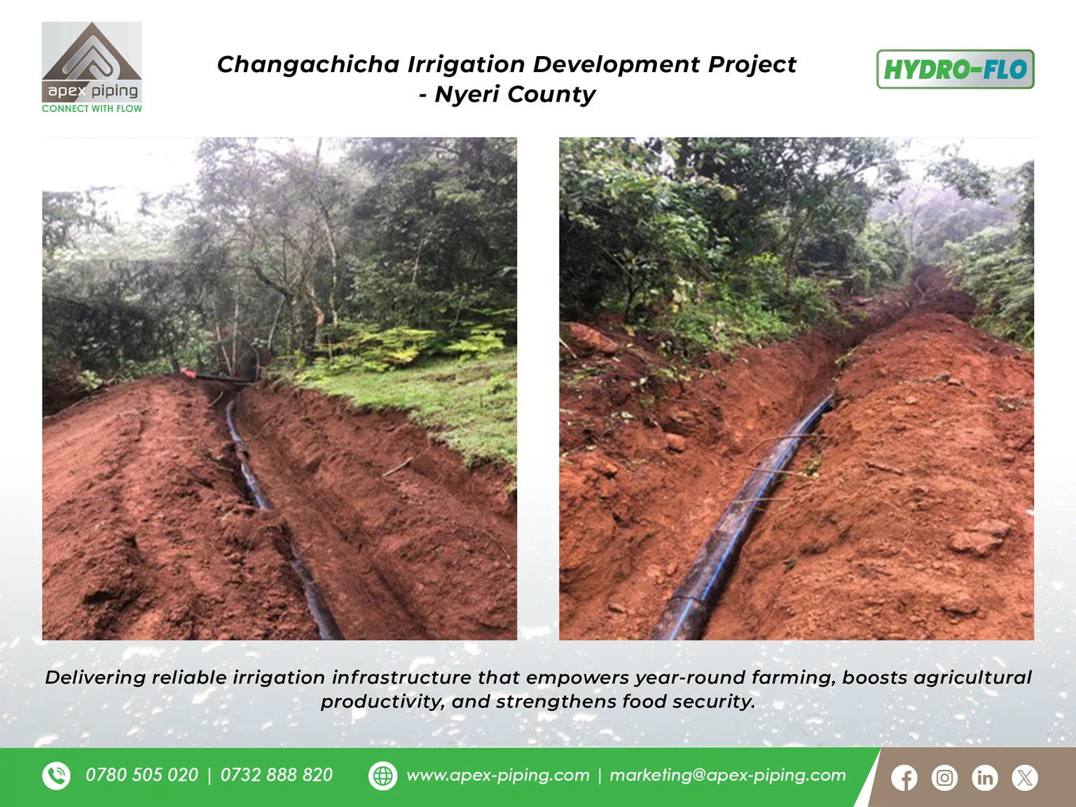 Nyeri County - Changachicha Irrigation Development Project