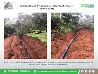 Nyeri County - Changachicha Irrigation Development Project - Apex Piping product