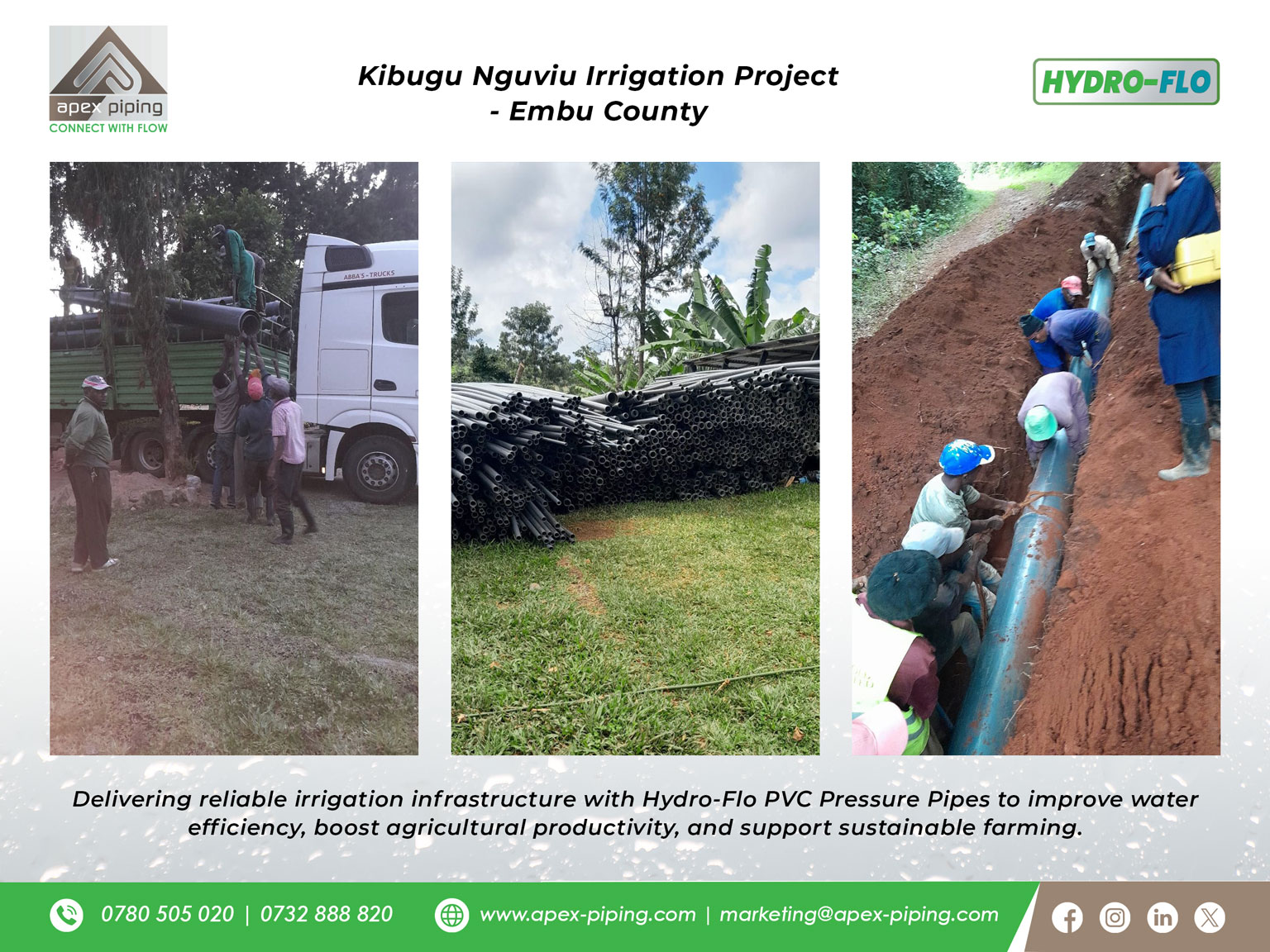Embu County - Kibugu Nguviu Irrigation Project
