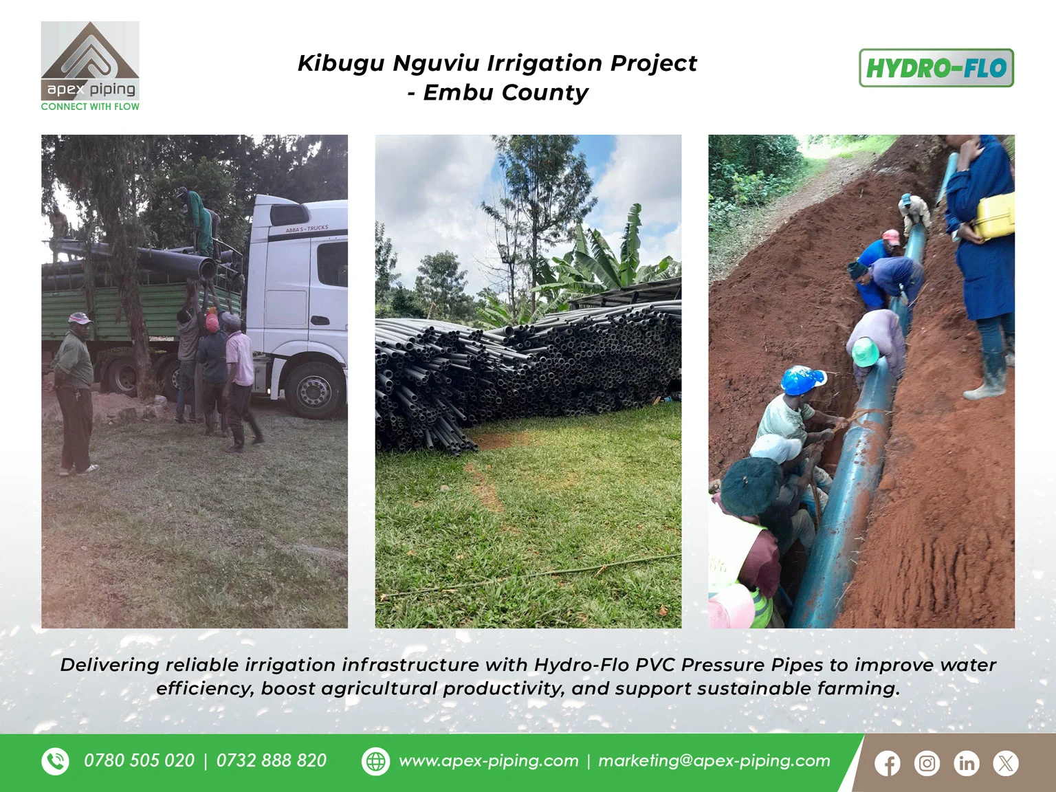 Embu County - Kibugu Nguviu Irrigation Project