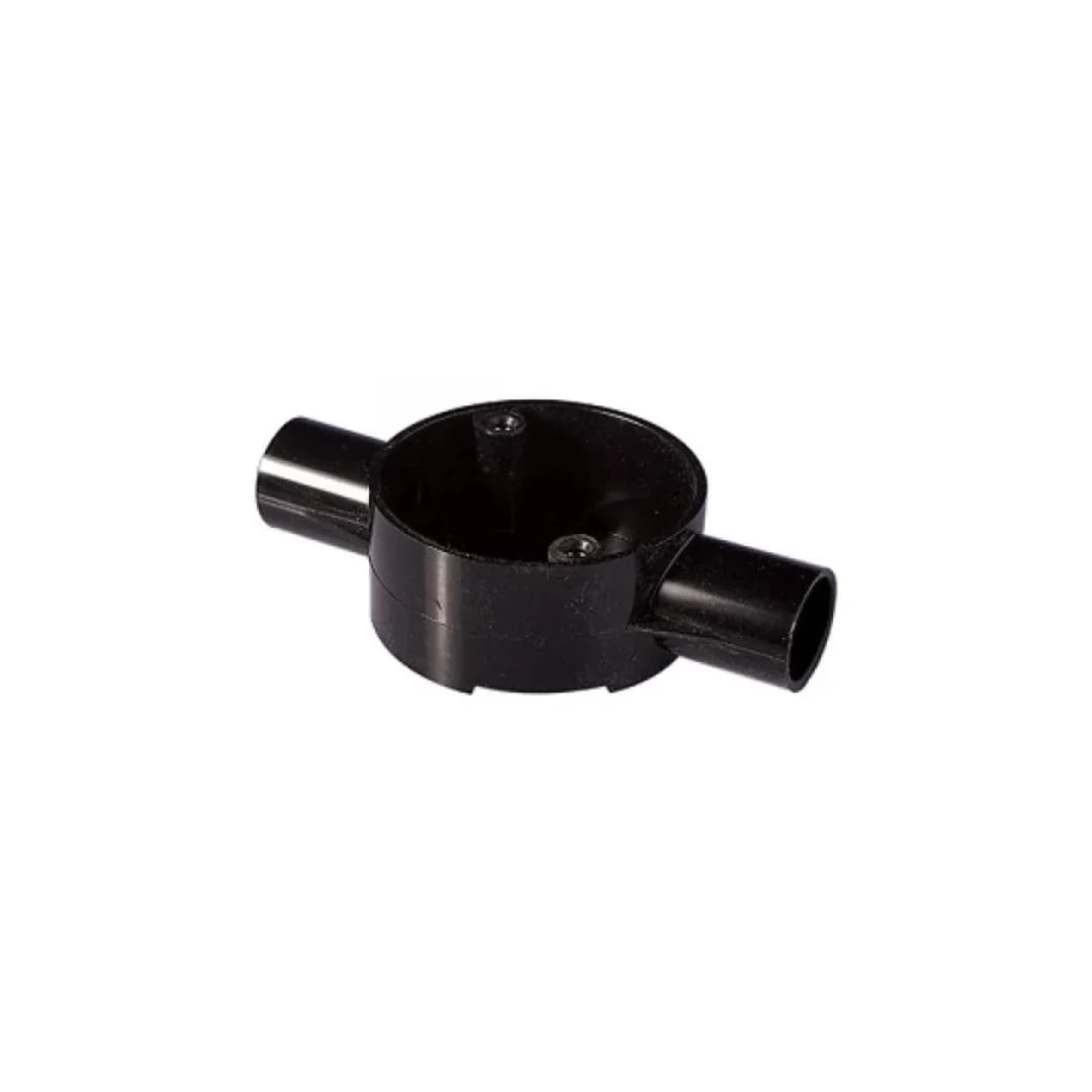 PVC Two Way Circular Junction Box Fitting - Apex Piping product