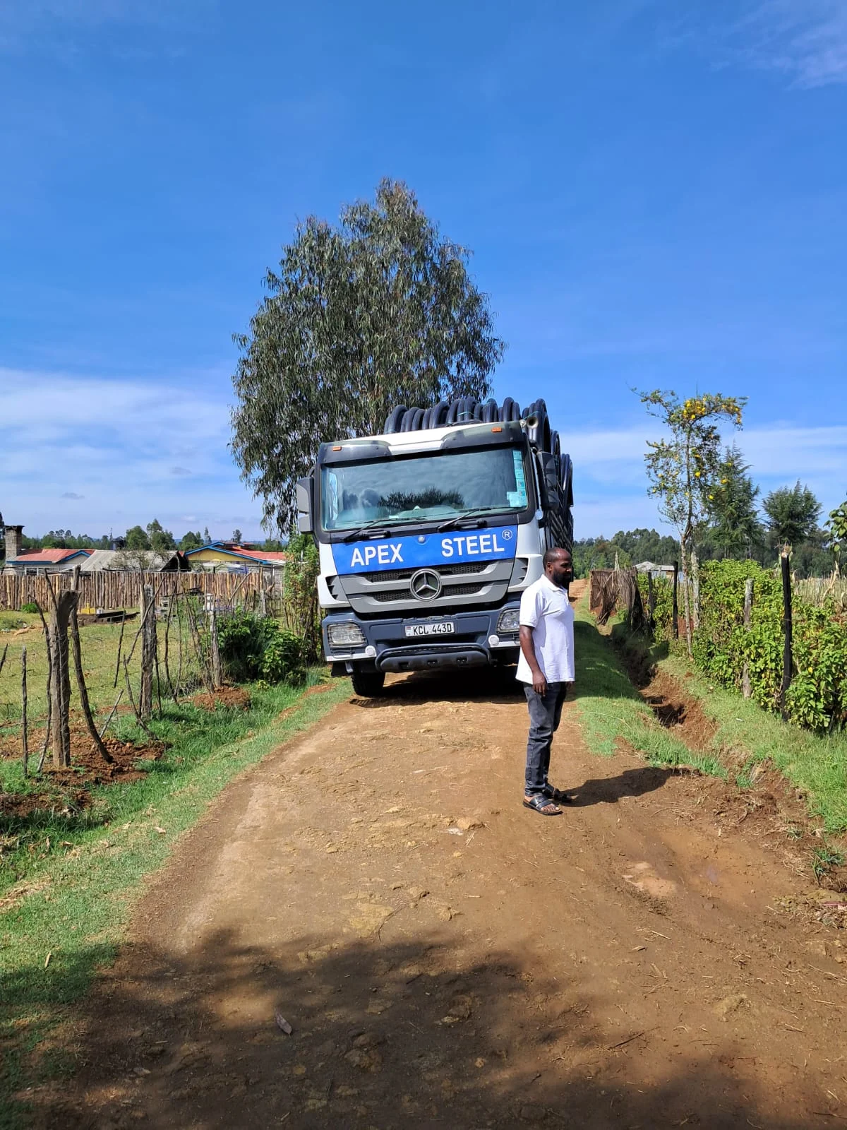 Kirinyaga County - Construction of Gichugu Water Supply Infrastructure - Apex Piping product
