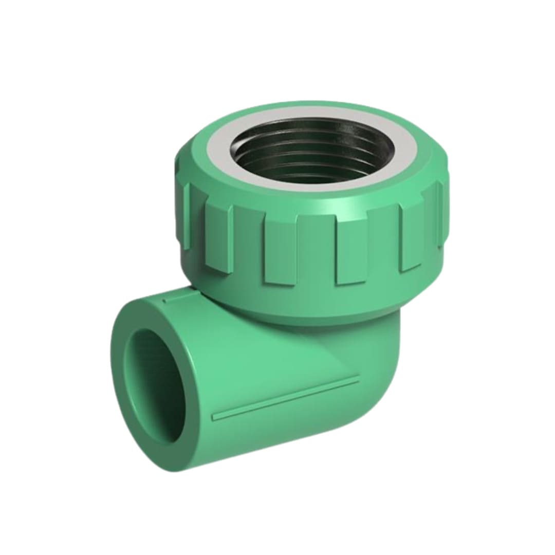 PPR Female Elbow with Union - Apex Piping product