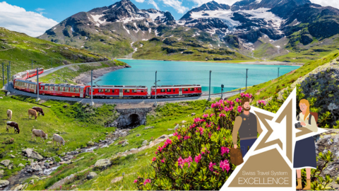 Le nouveau Swiss Travel System Excellence Program est la nouvelle plateforme d'apprentissage en ligne pour les personnes qui veulent tout savoir sur la Suisse. Valais, Suisse.