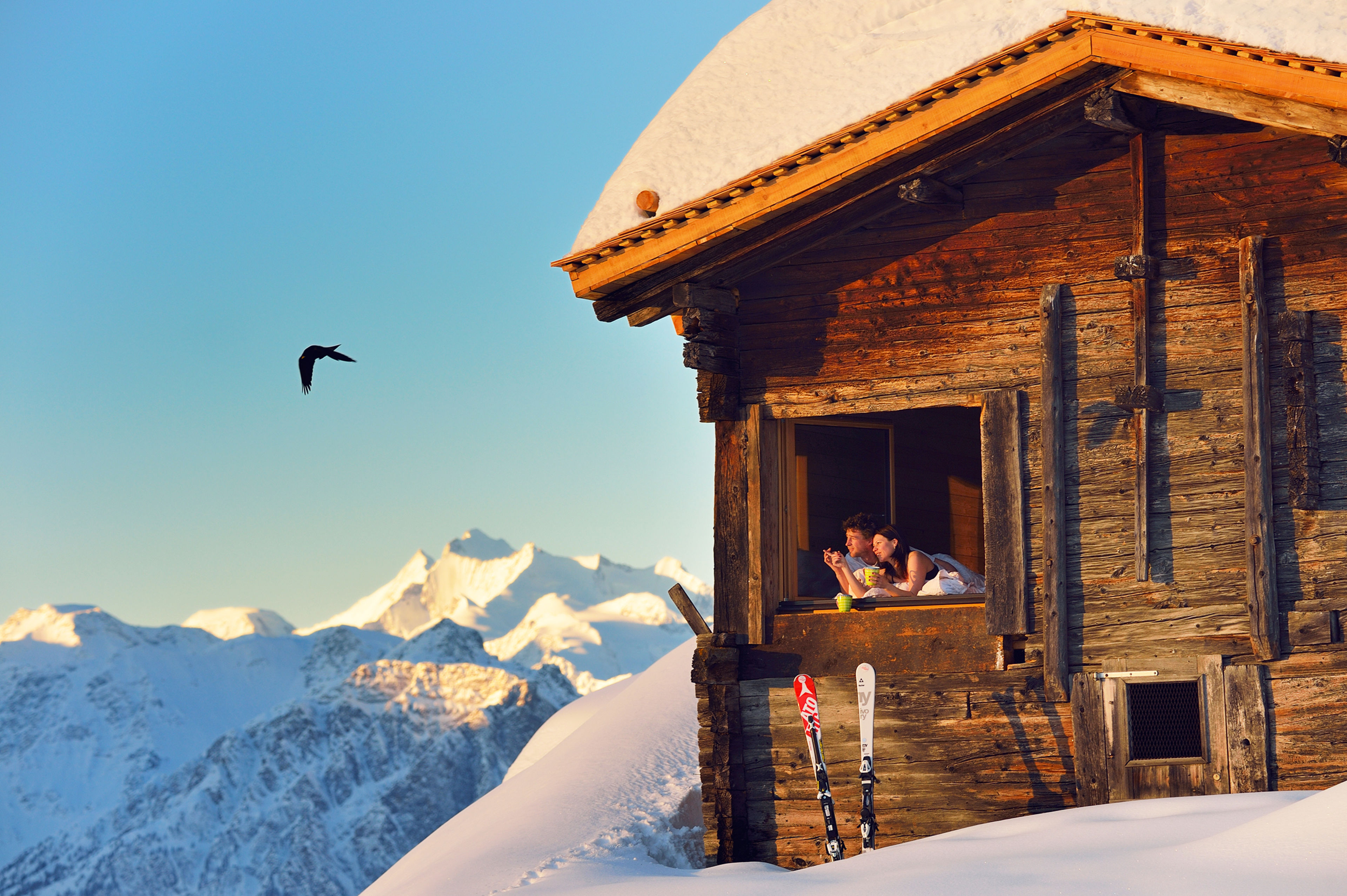 After ski in Aletsch Arena, Valais