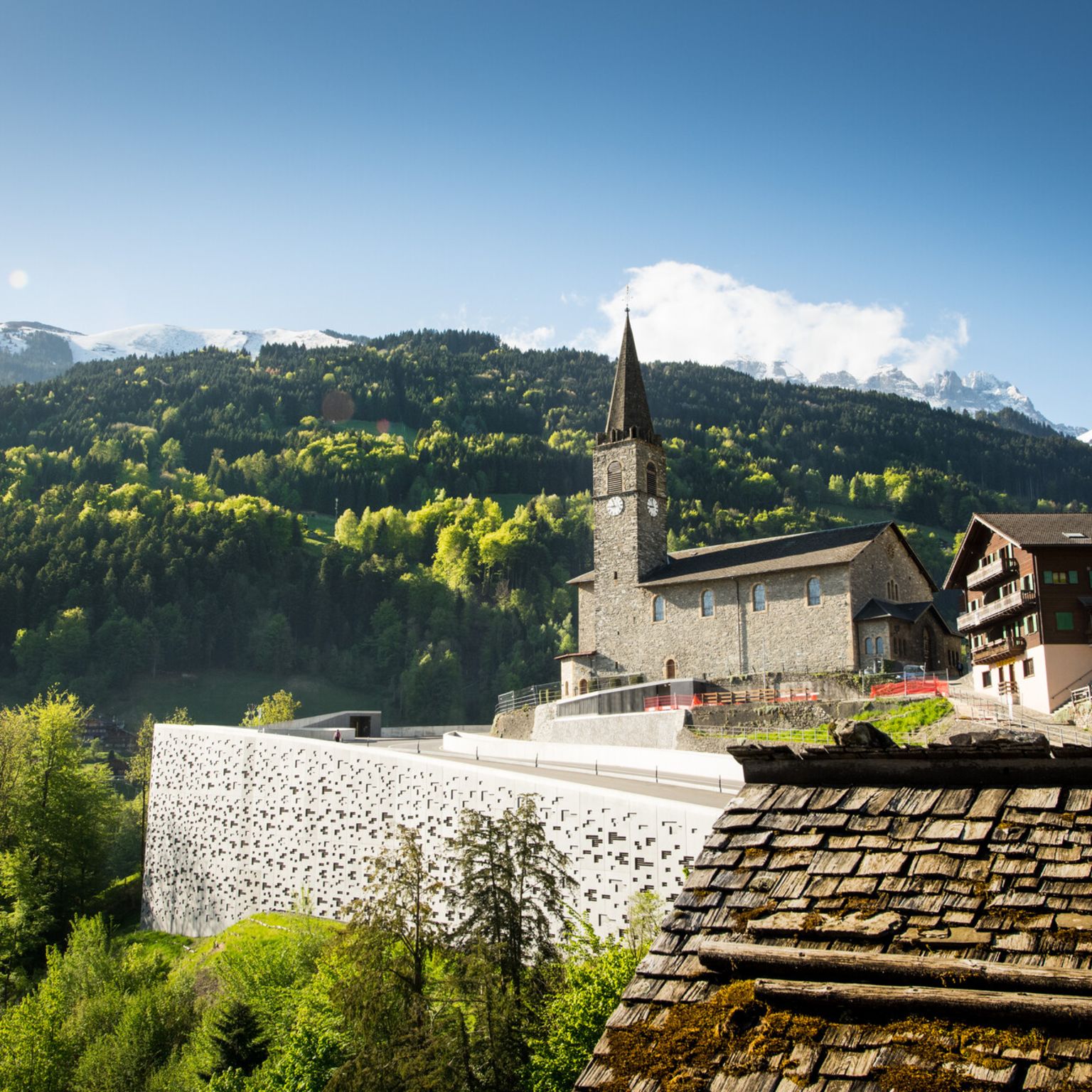 Kirche, Troistorrents, Wallis, Schweiz
