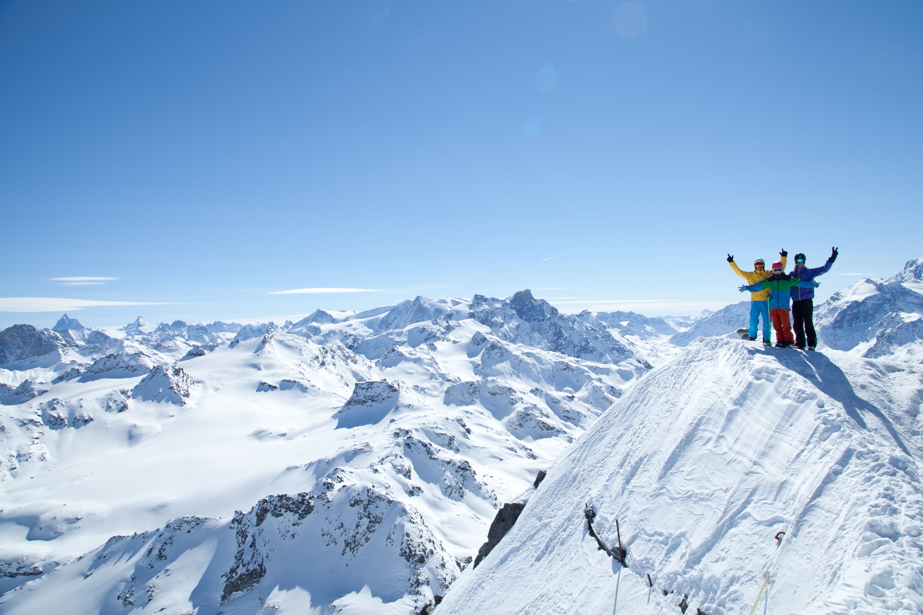 Nendaz, Mont Fort, winter, Valais