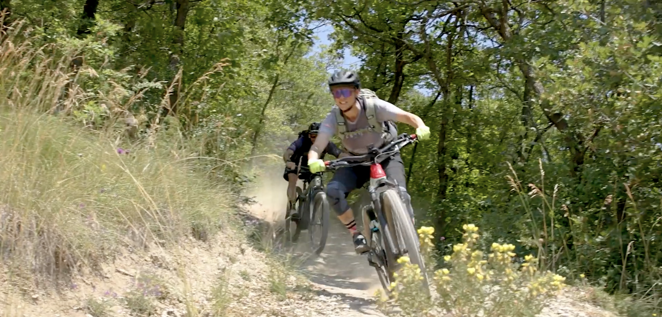 Mountain biking in Valais with Myriam Saugy, moutainbike, Crans-Montana, Valais, Switzerland