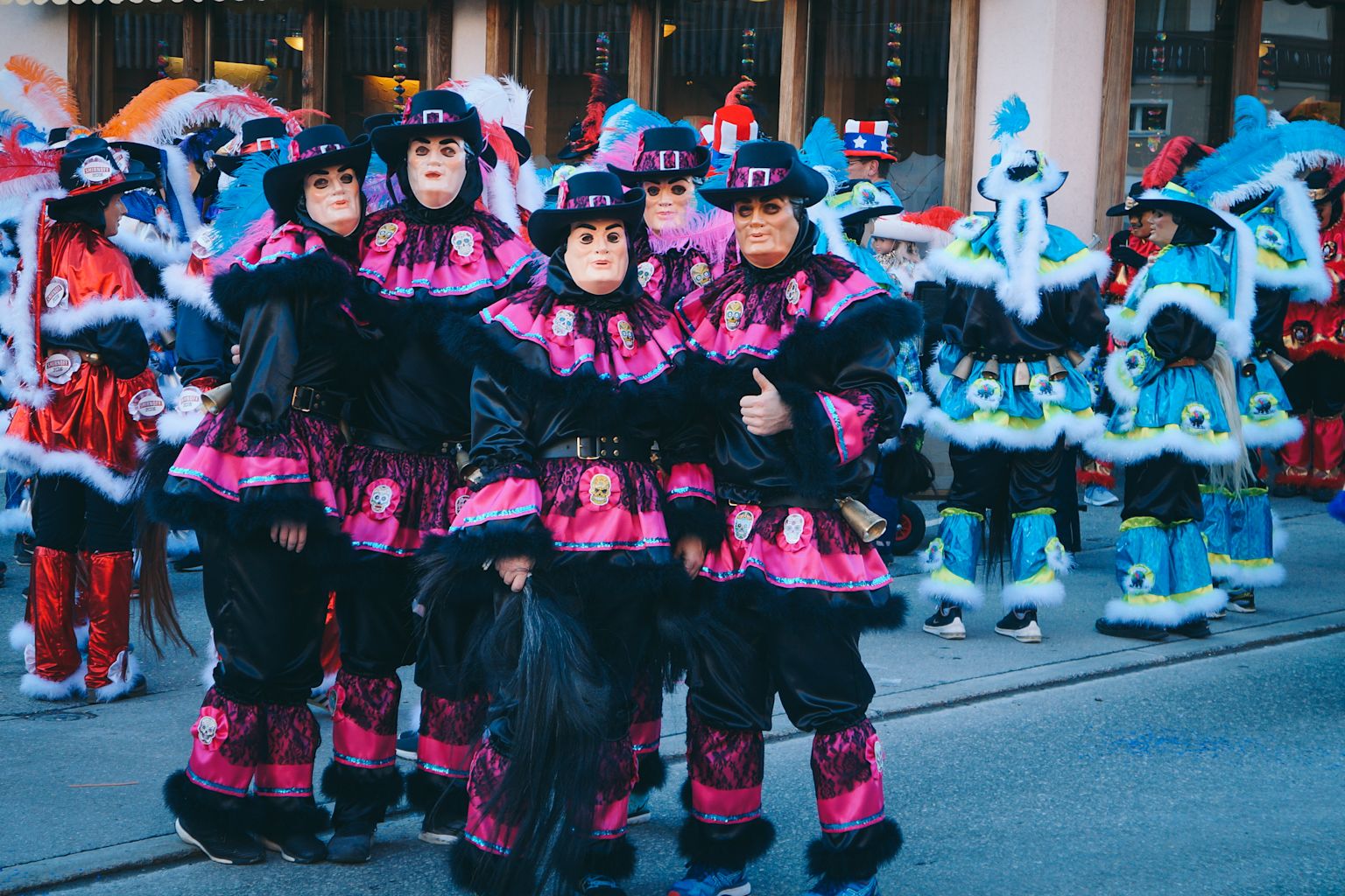 Göiggler, Fasnacht, Tradition, Saastal, Wallis, Schweiz