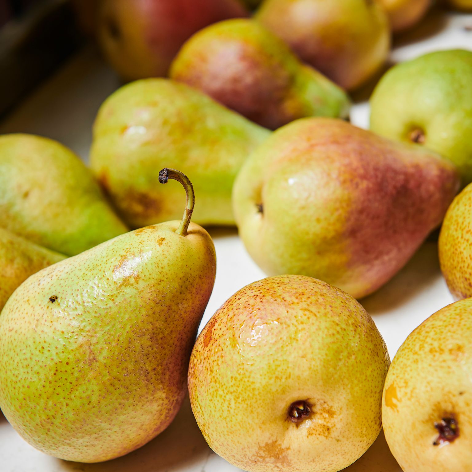 Several pears from the researchers in the field, Valais, Switzerland