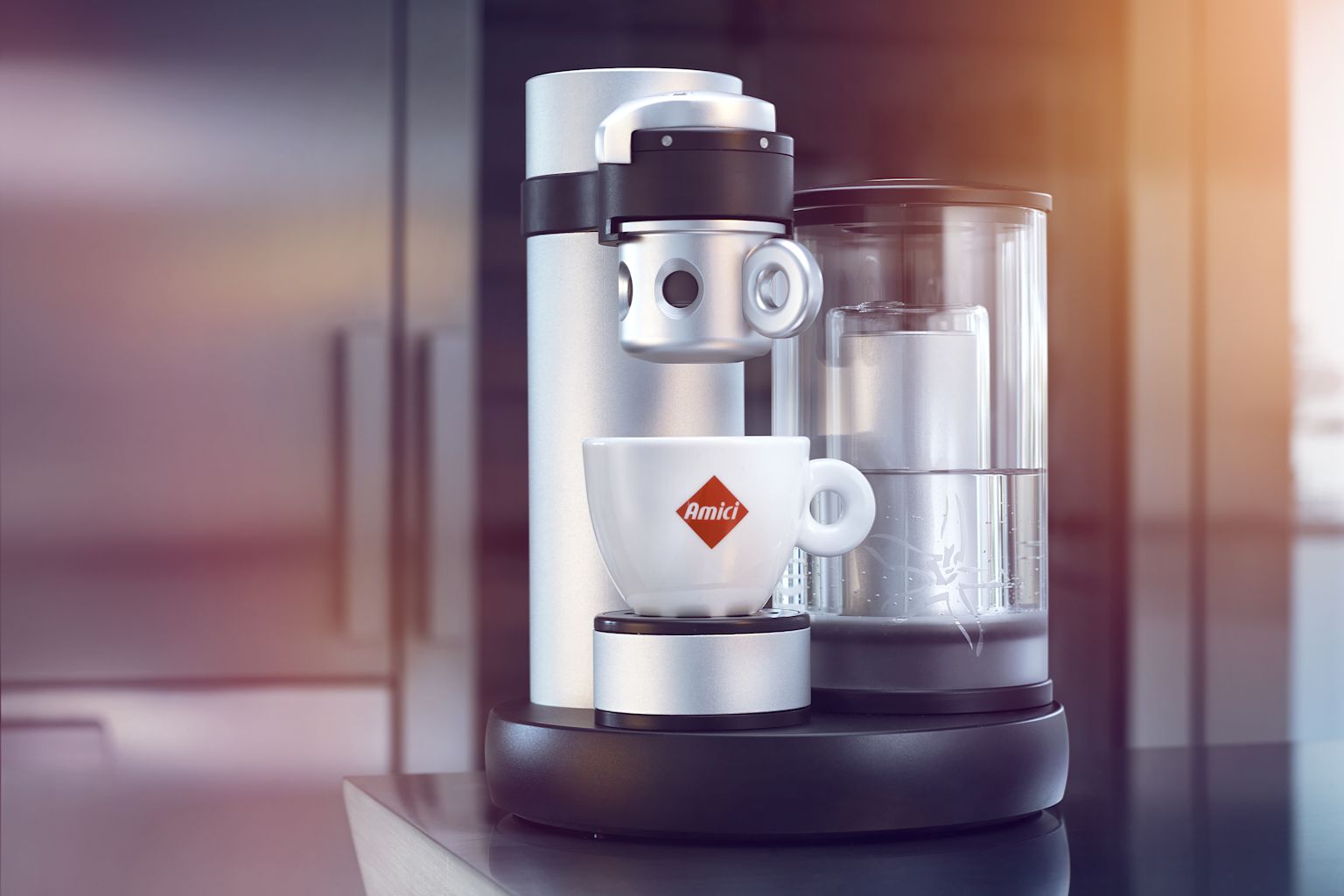 KISS, la plus petite machine à cafe du monde, Gotec, Valais