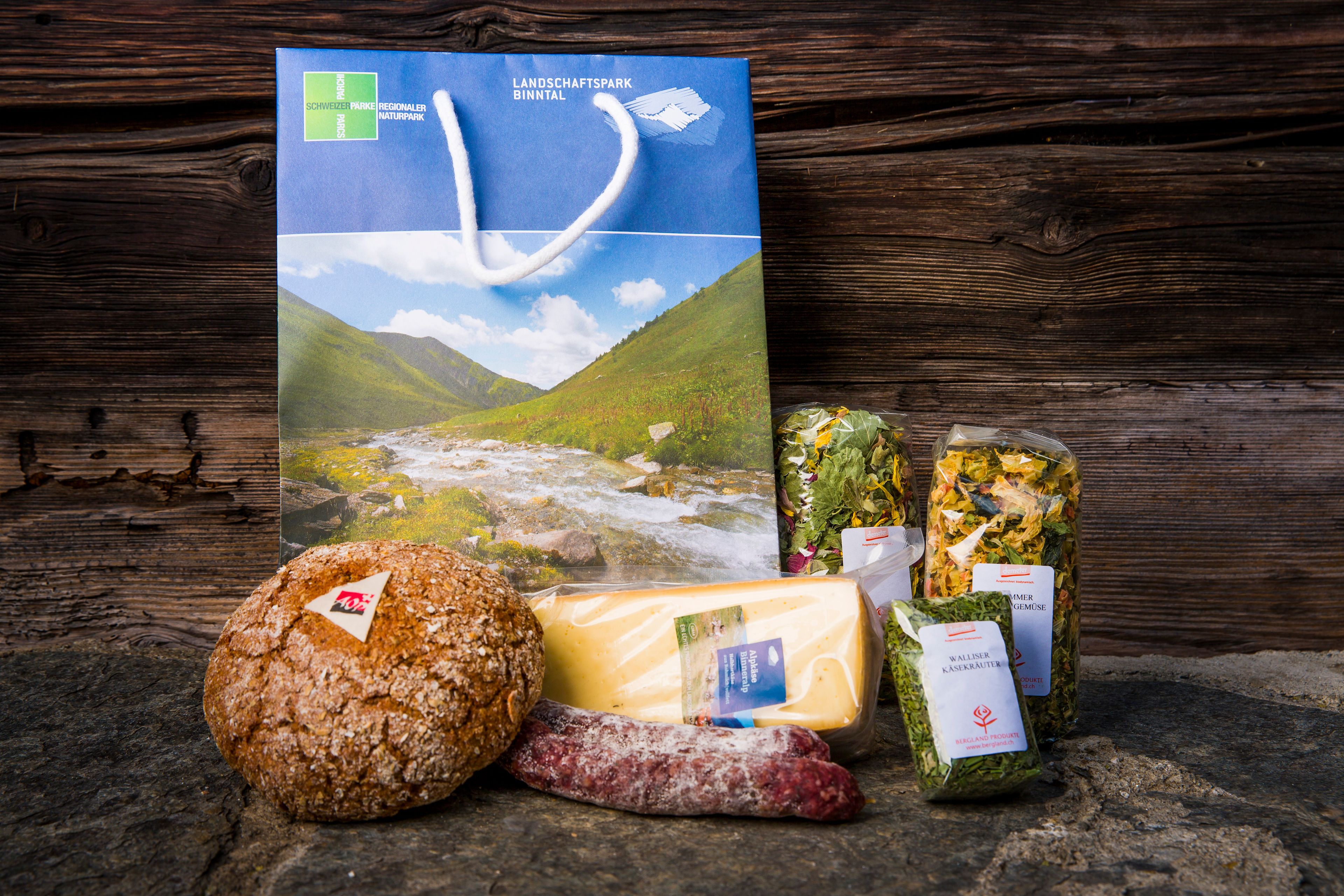 Produits locaux, Binntal. Valais, Suisse