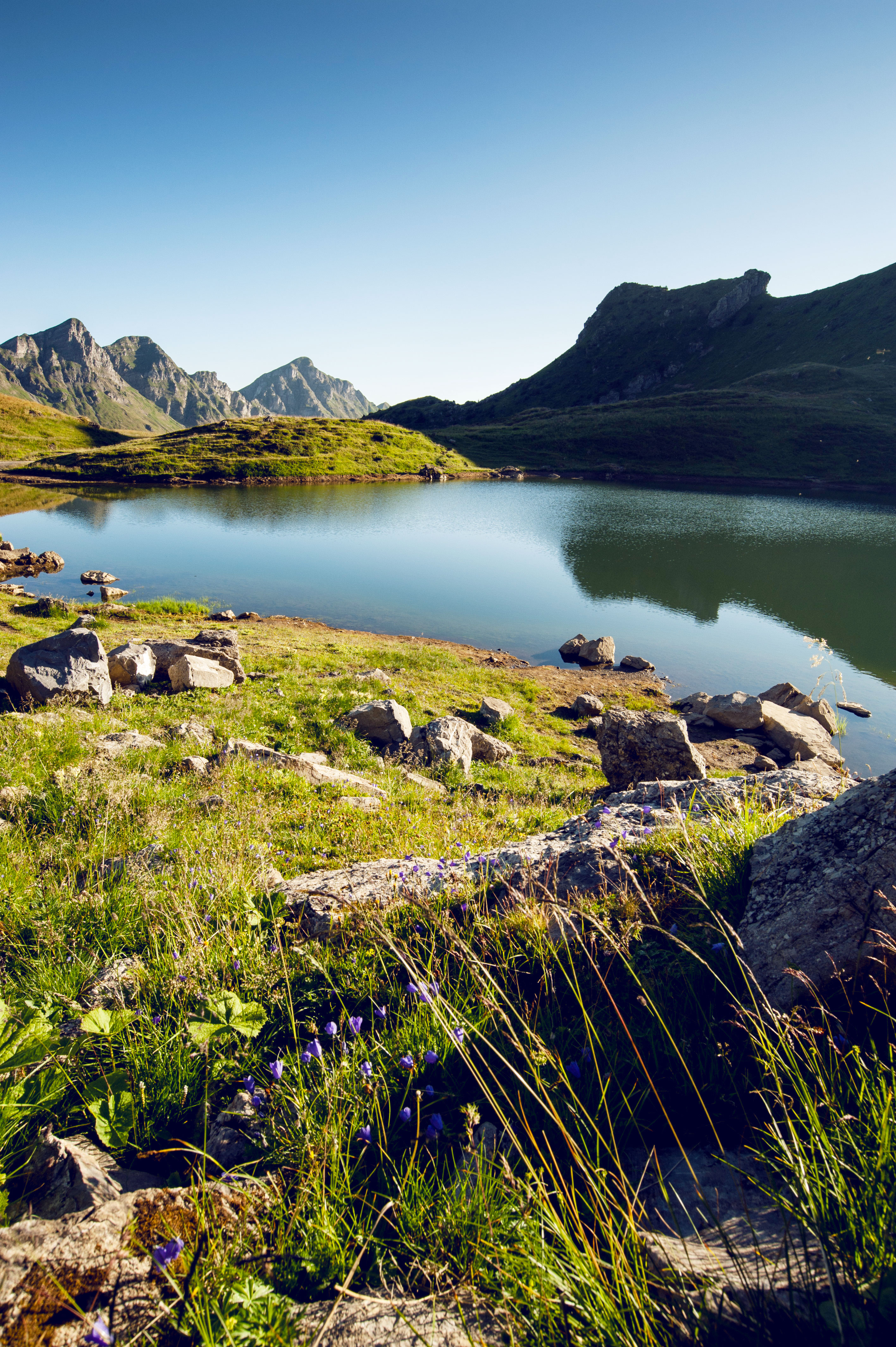 Lac de montagne, Lac Vert, Champéry, Valais